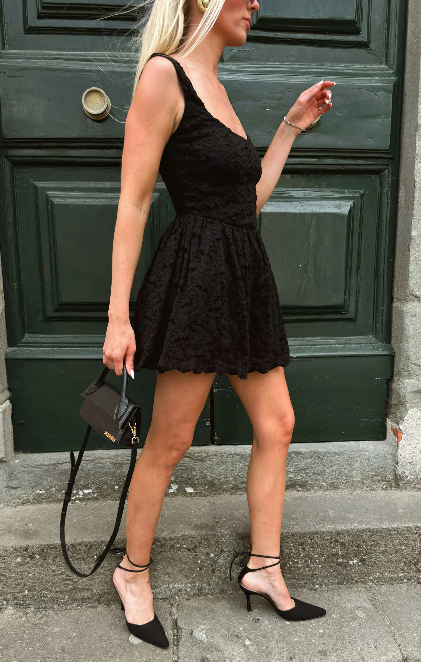 Ricci Skort Dress ~ Black Lace - Image 3