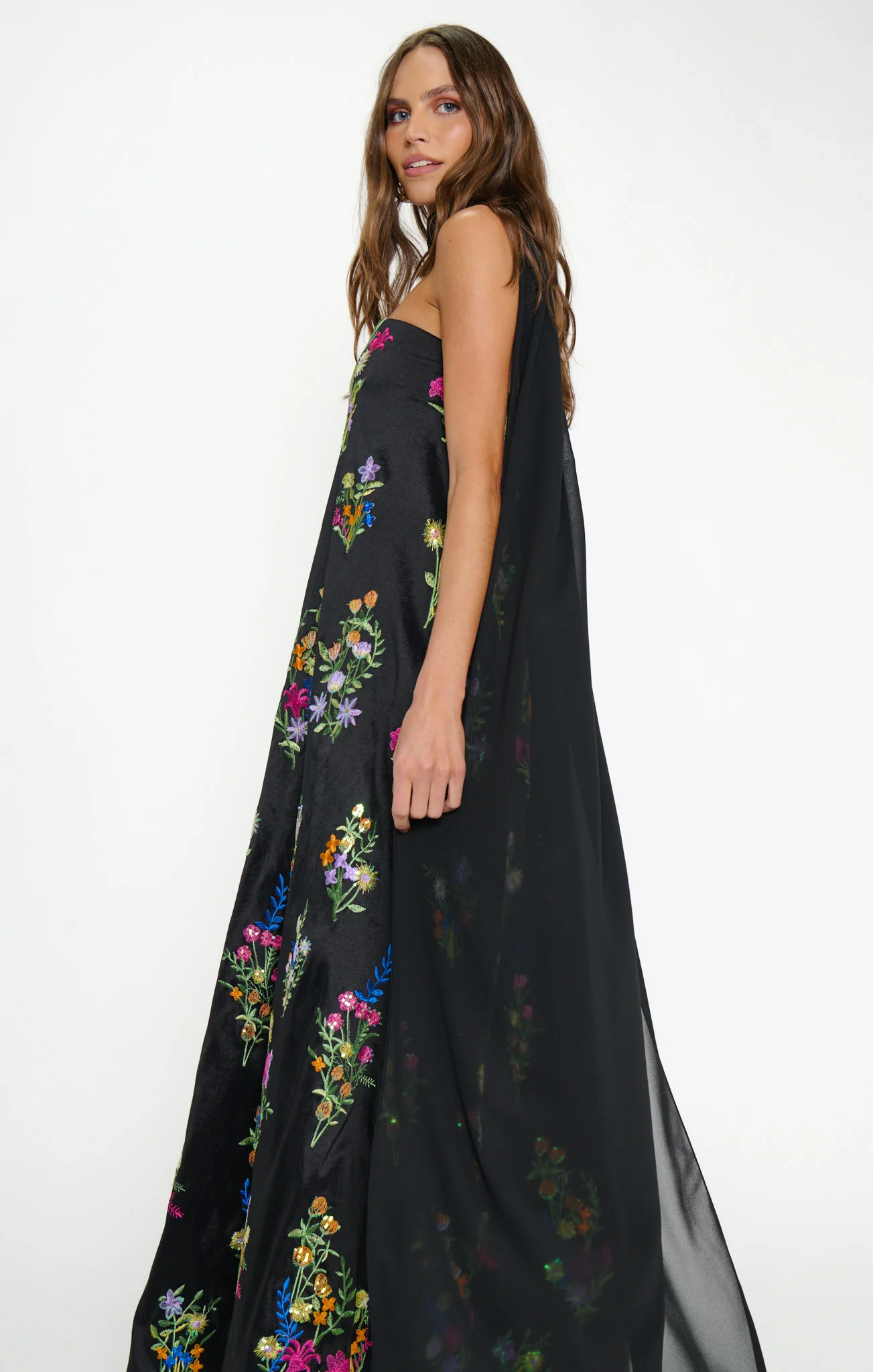 Riley Maxi Dress ~ Ethereal Sequins Black - Image 5