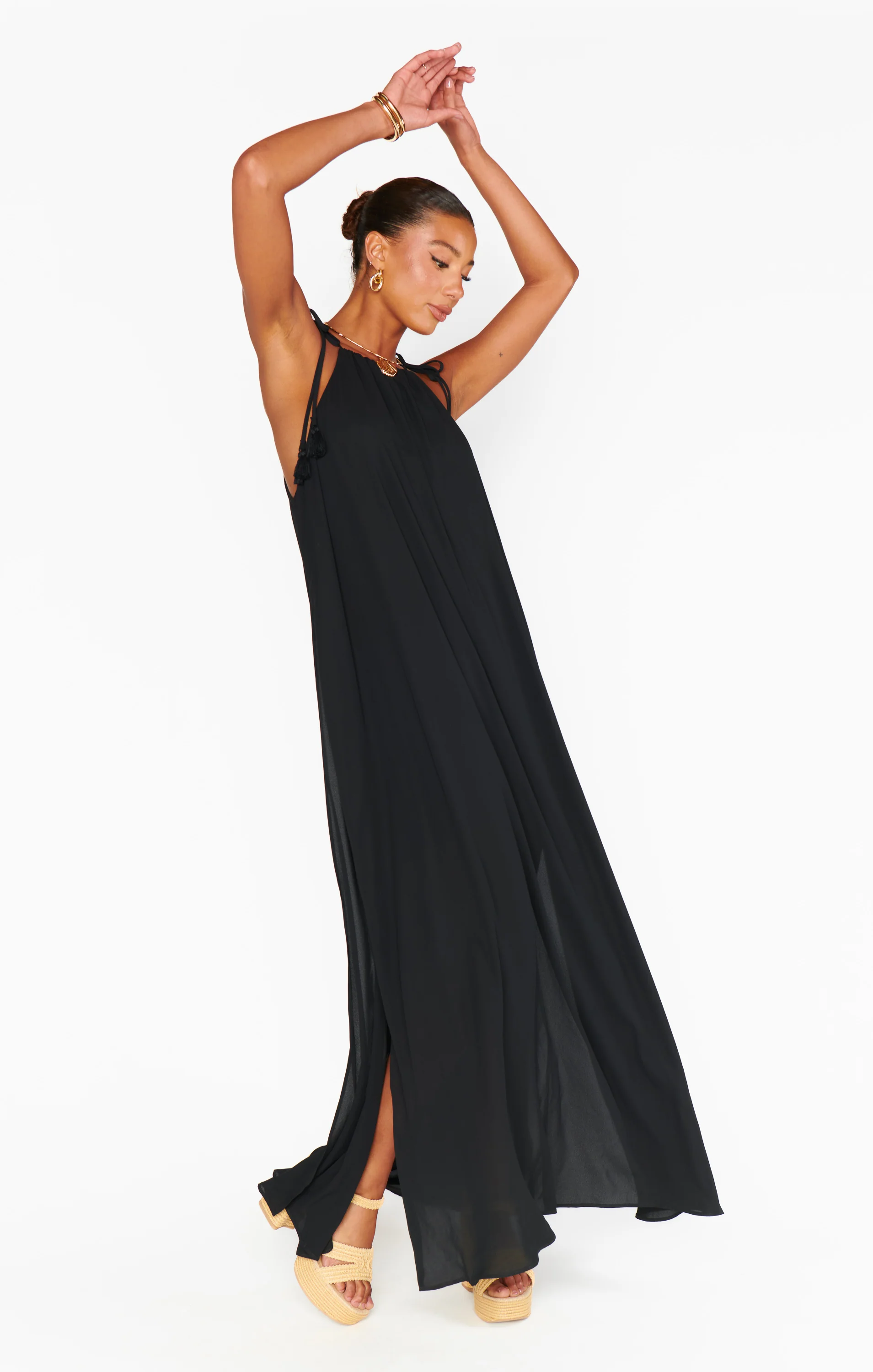 Rochester Maxi Dress ~ Black - Image 6