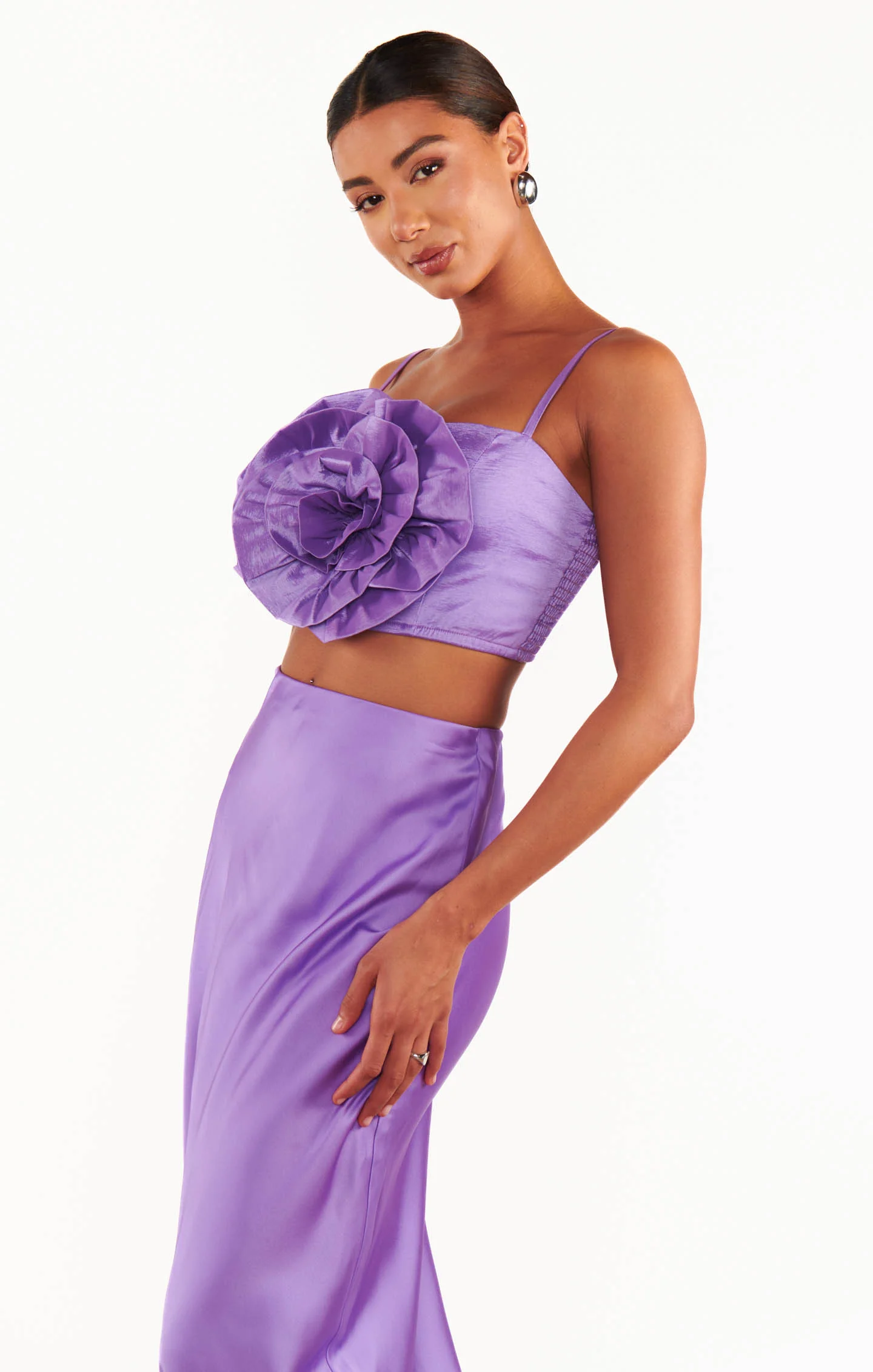 Rose Top ~ Violet Taffeta - Image 10