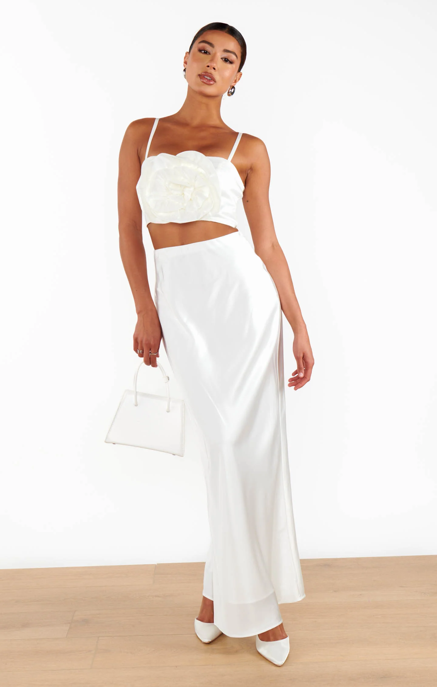 Rose Top ~ White Taffeta - Image 5