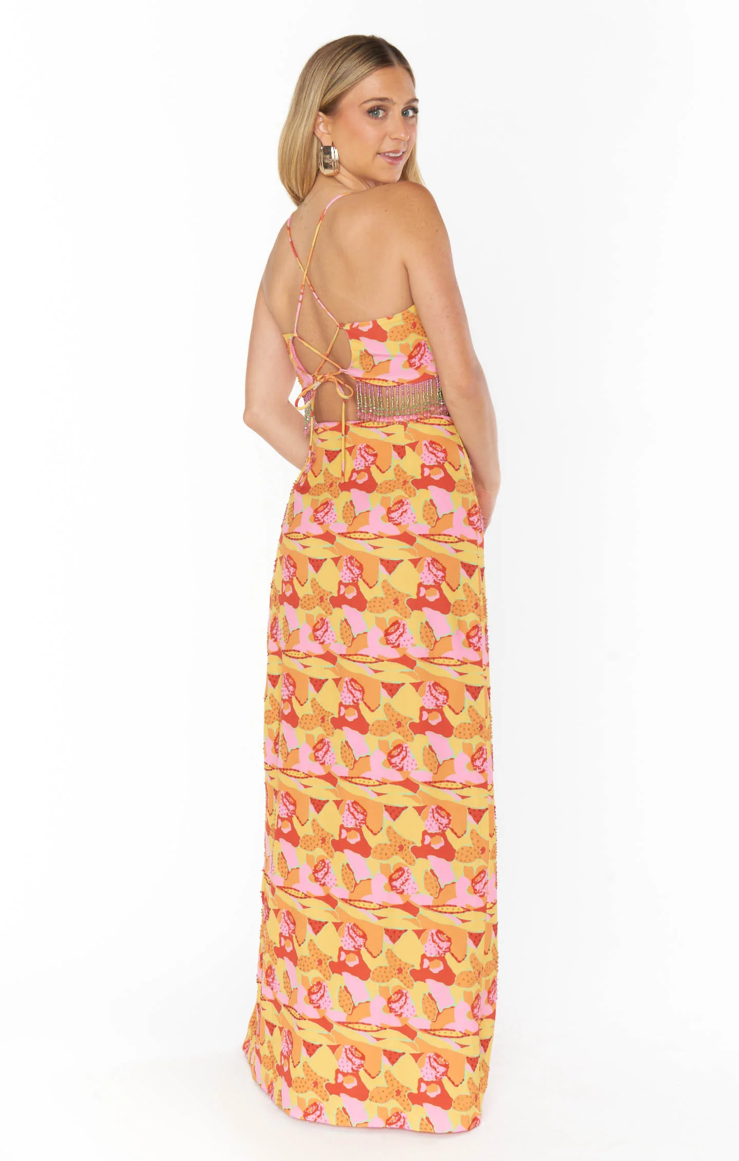 Rumba Maxi Skirt ~ Havana Beaded Sequins - Image 5