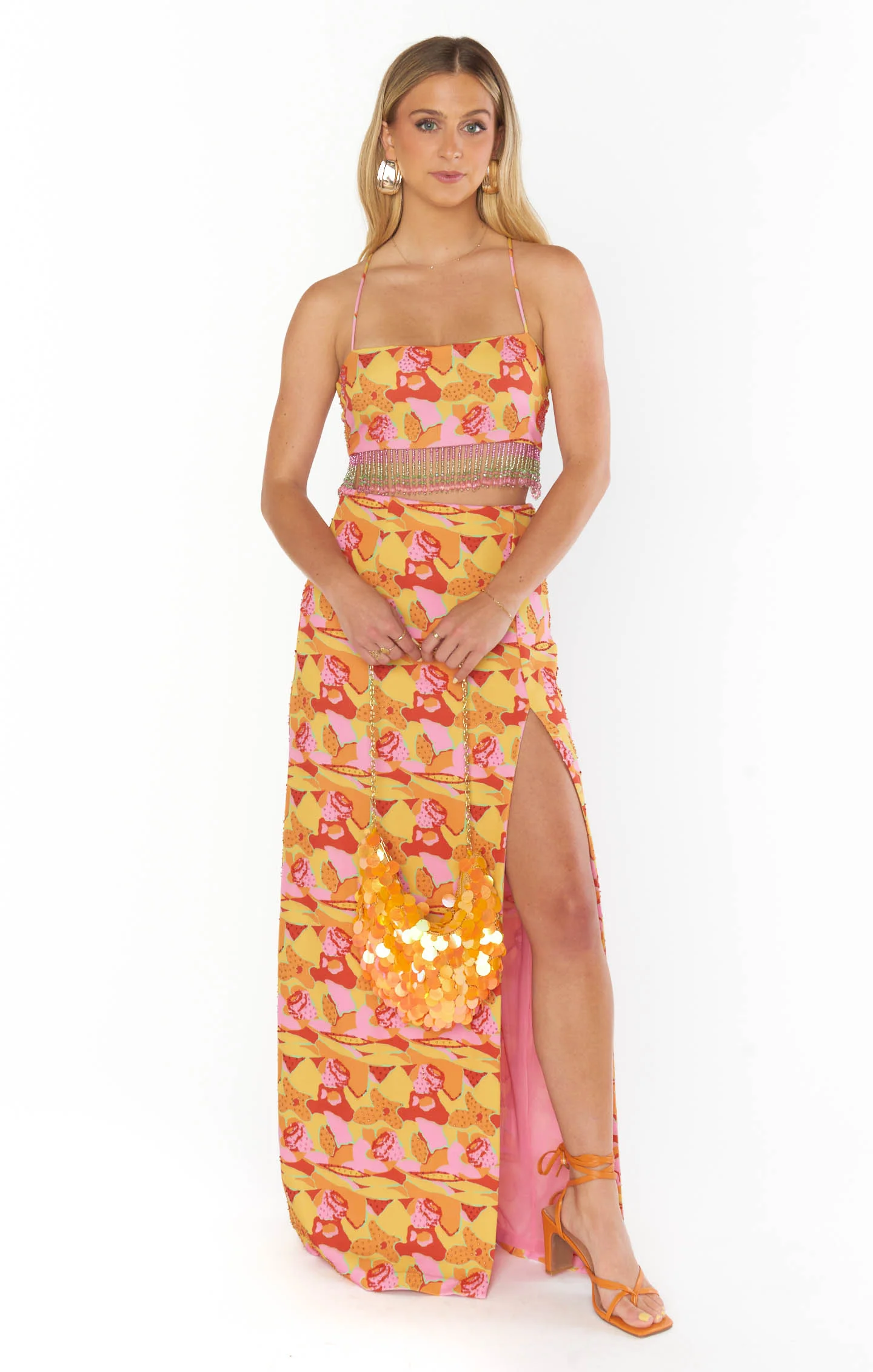 Rumba Top ~ Havana Beaded Sequins - Image 3