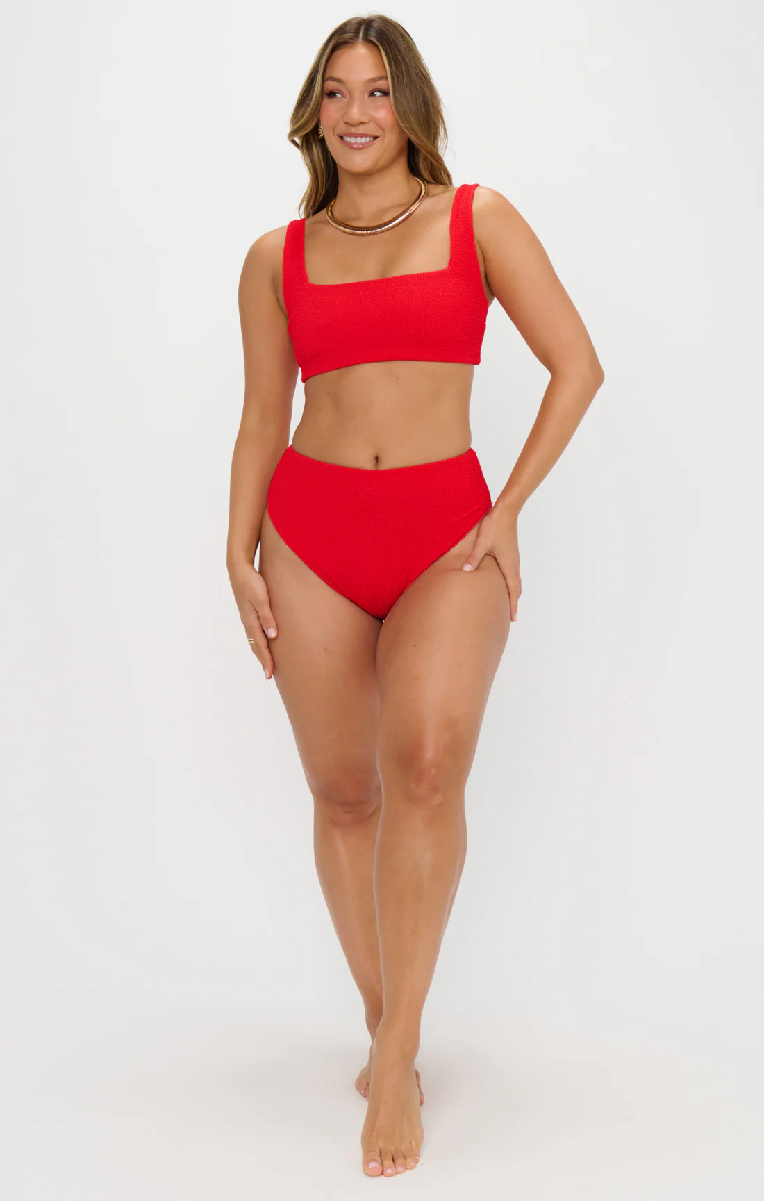 Sail Bottom ~ Hot Tamale Red Scrunch - Image 6