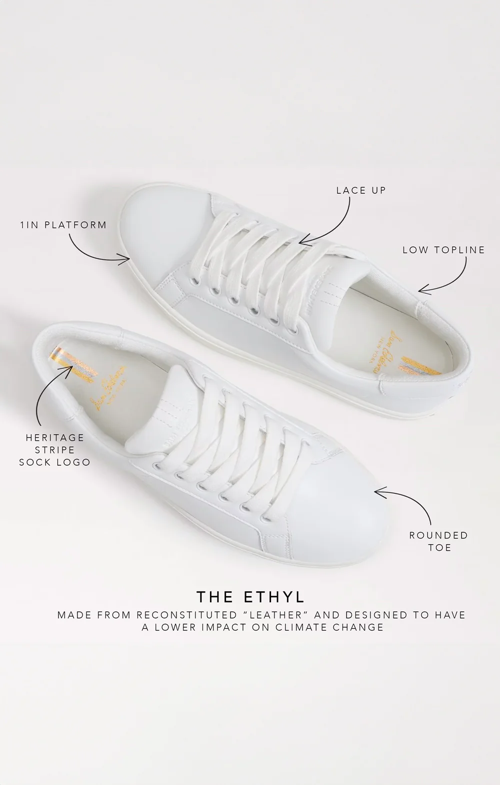 Sam Edelman Ethyl Sneaker ~ White - Image 9