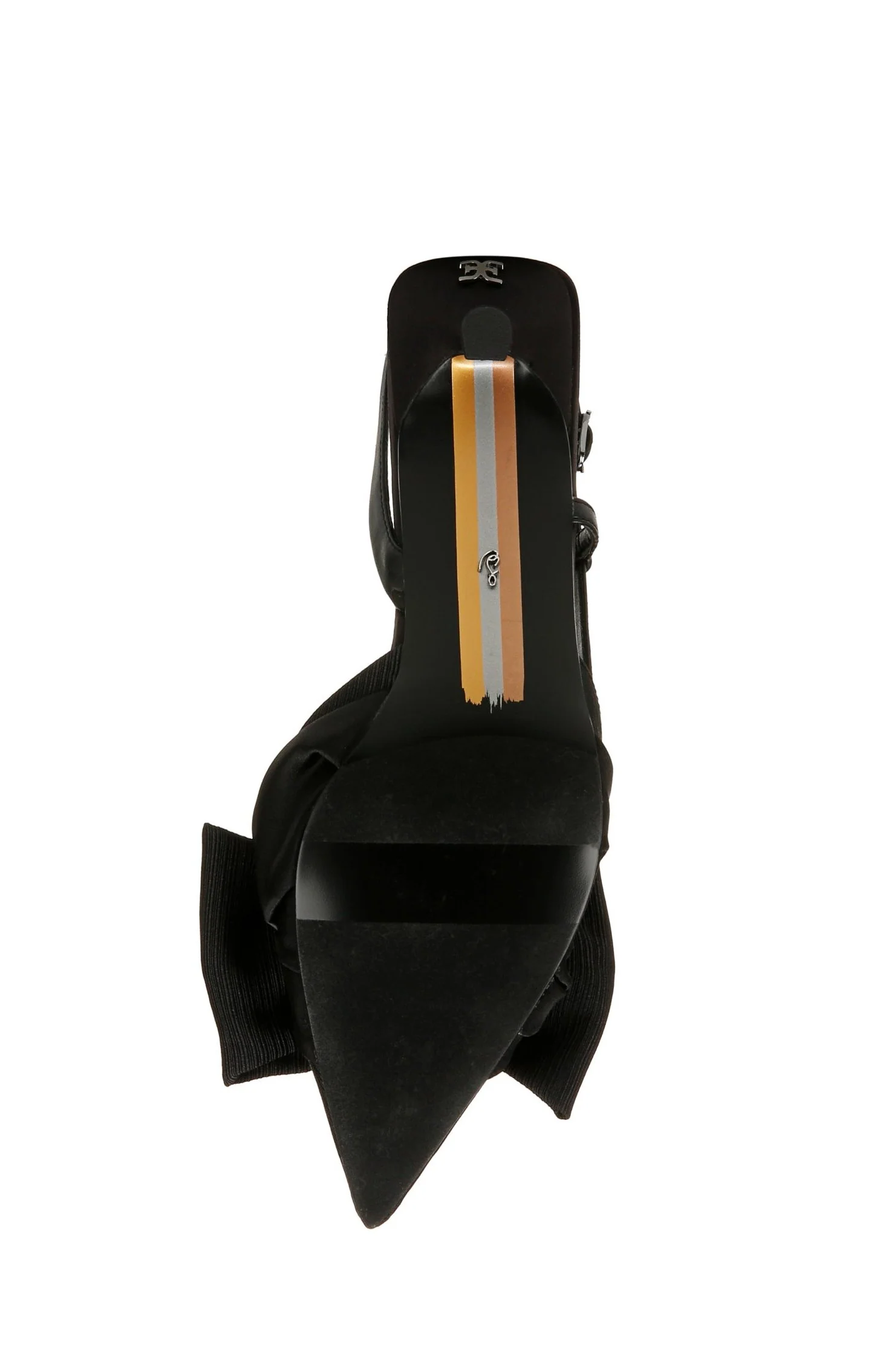 Sam Edelman Treena Bow Slingback Kitten Heel ~ Black - Image 9