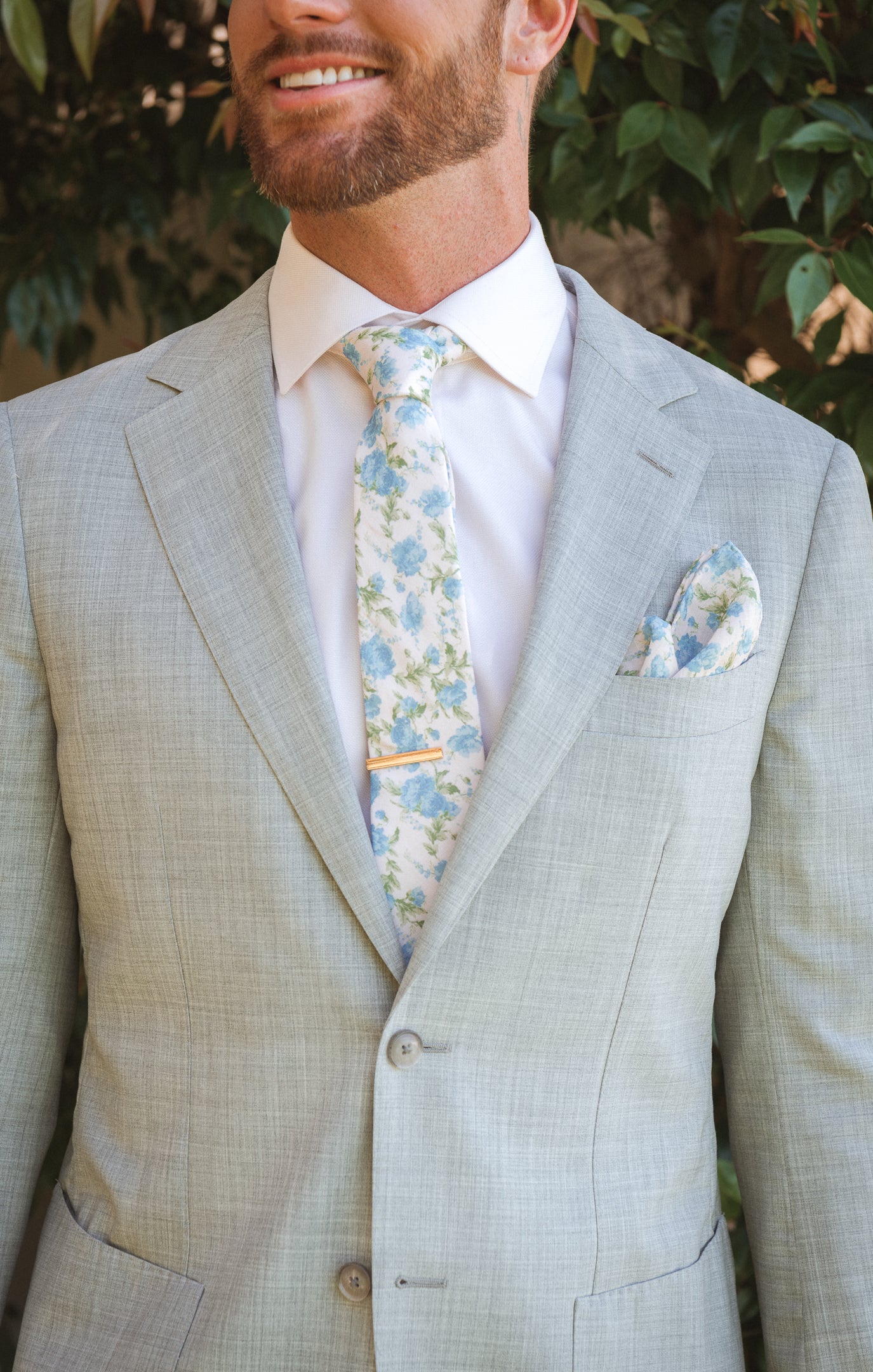 Sam Pocket Square ~ Charming Rose - Image 3