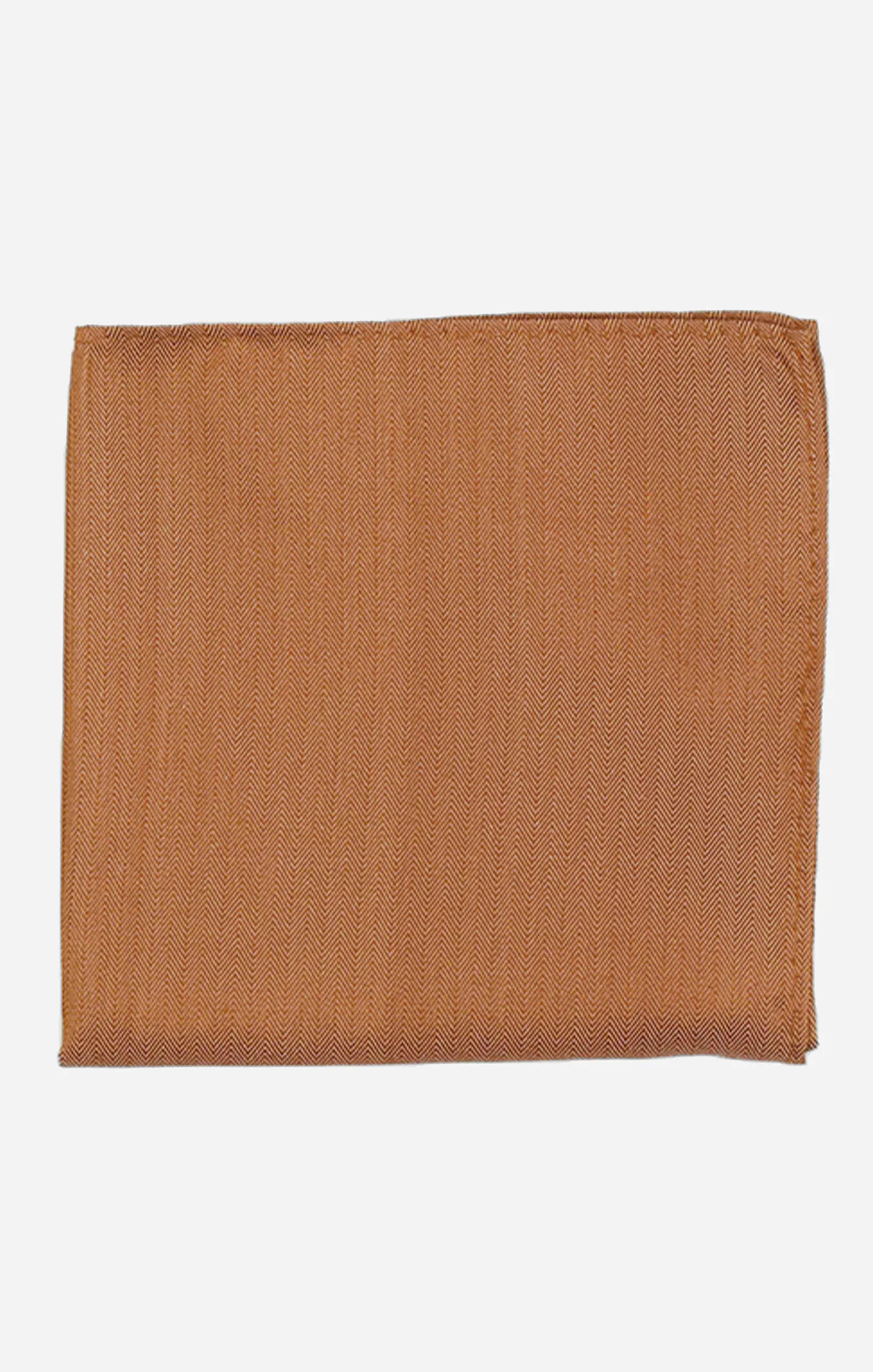 Sam Pocket Square ~ Copper Solid - Image 2