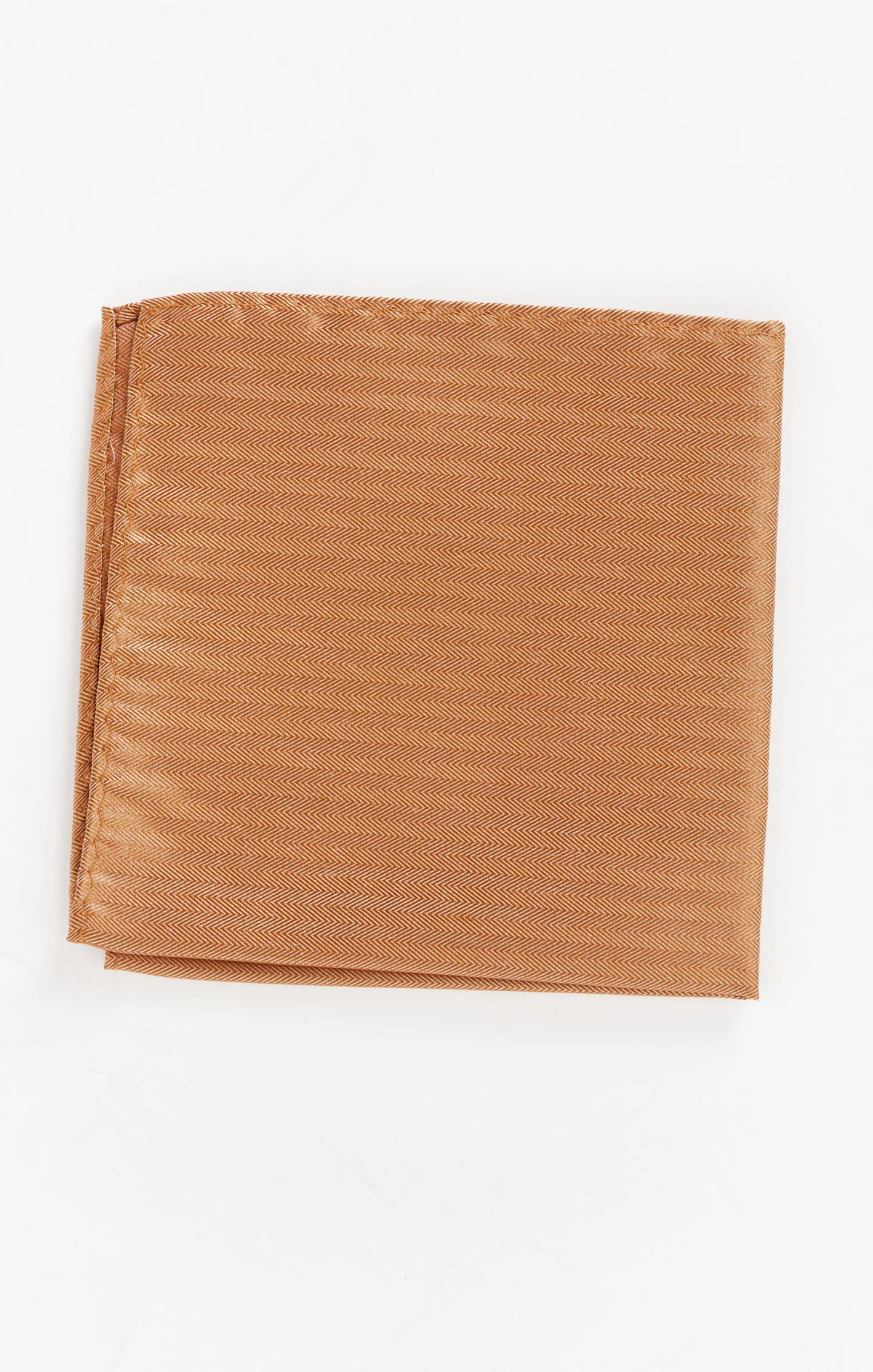 Sam Pocket Square ~ Copper Solid - Image 5