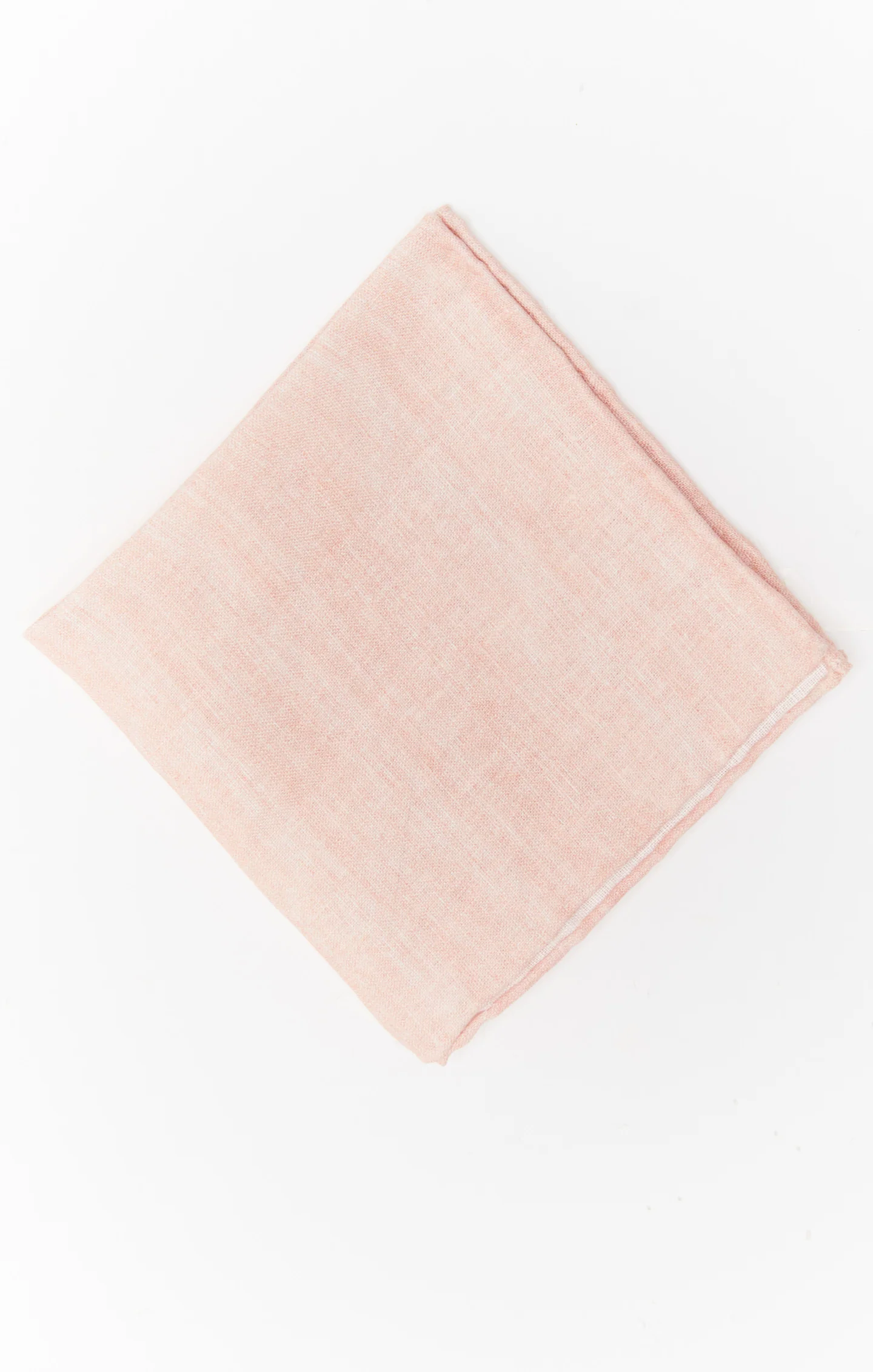 Sam Pocket Square ~ Dusty Blush Linen - Image 6