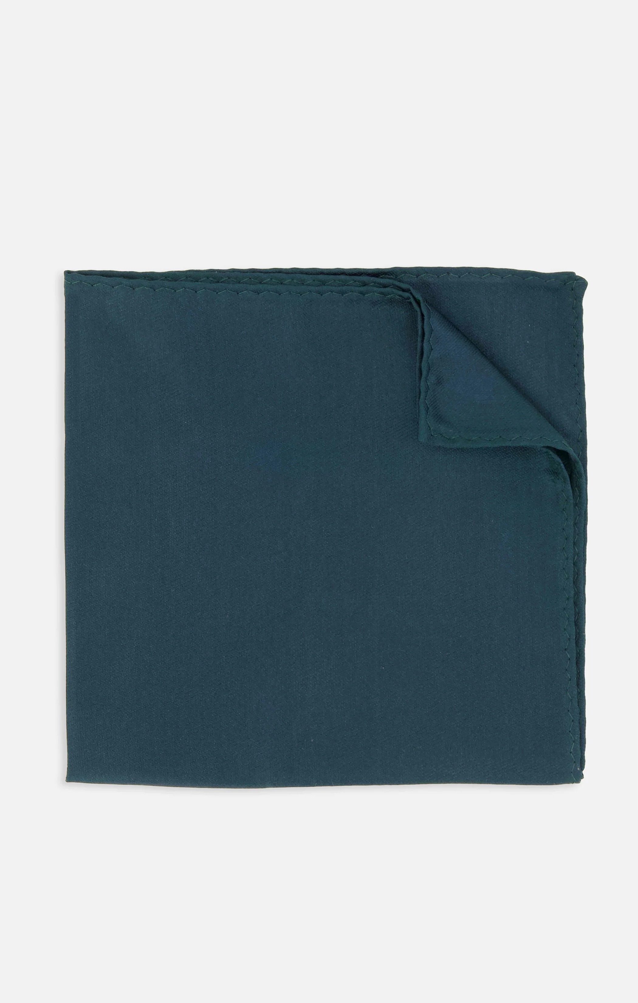 Sam Pocket Square ~ Emerald Green Solid - Image 3
