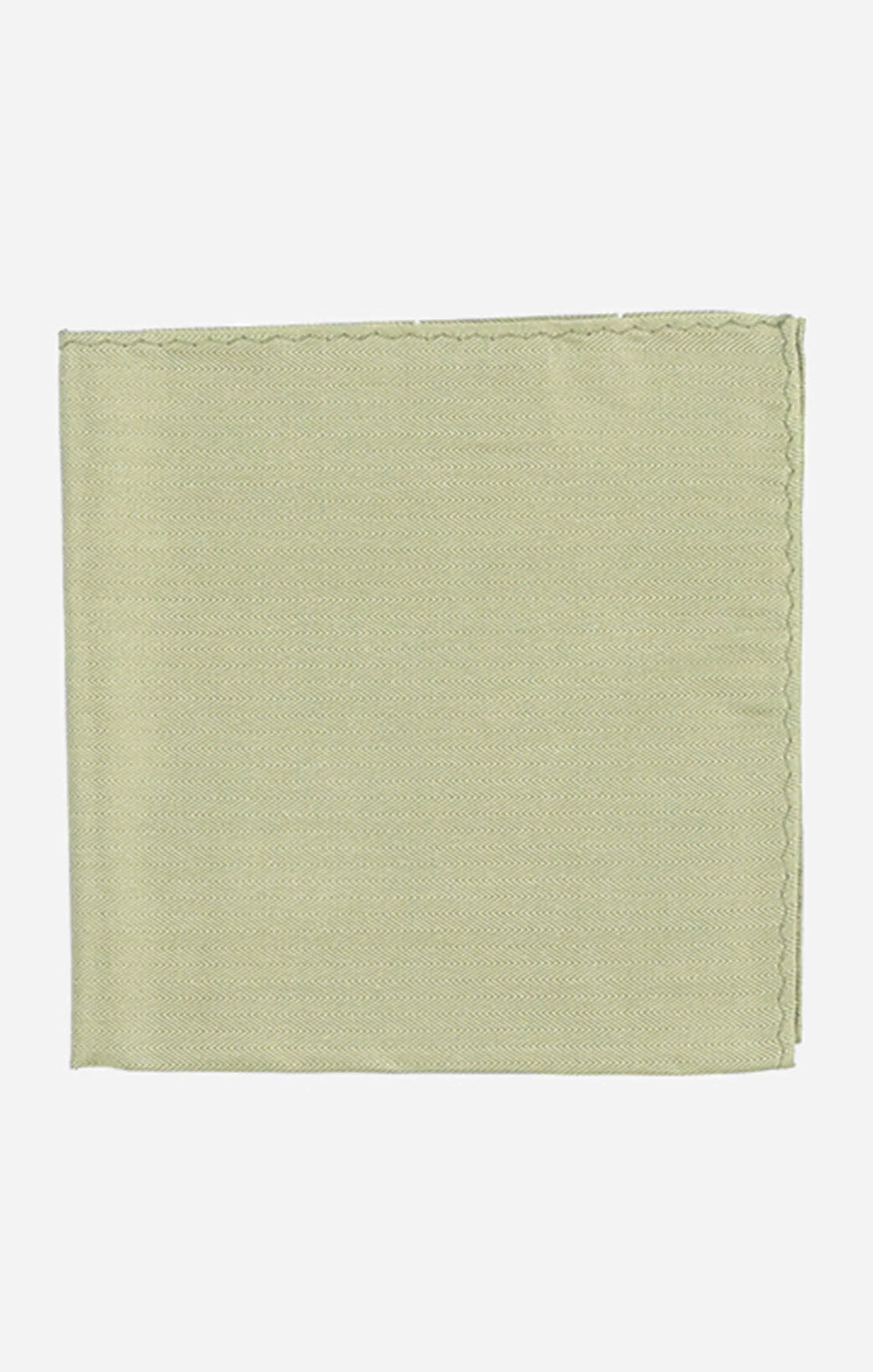 Sam Pocket Square ~ Moss Green Solid - Image 2