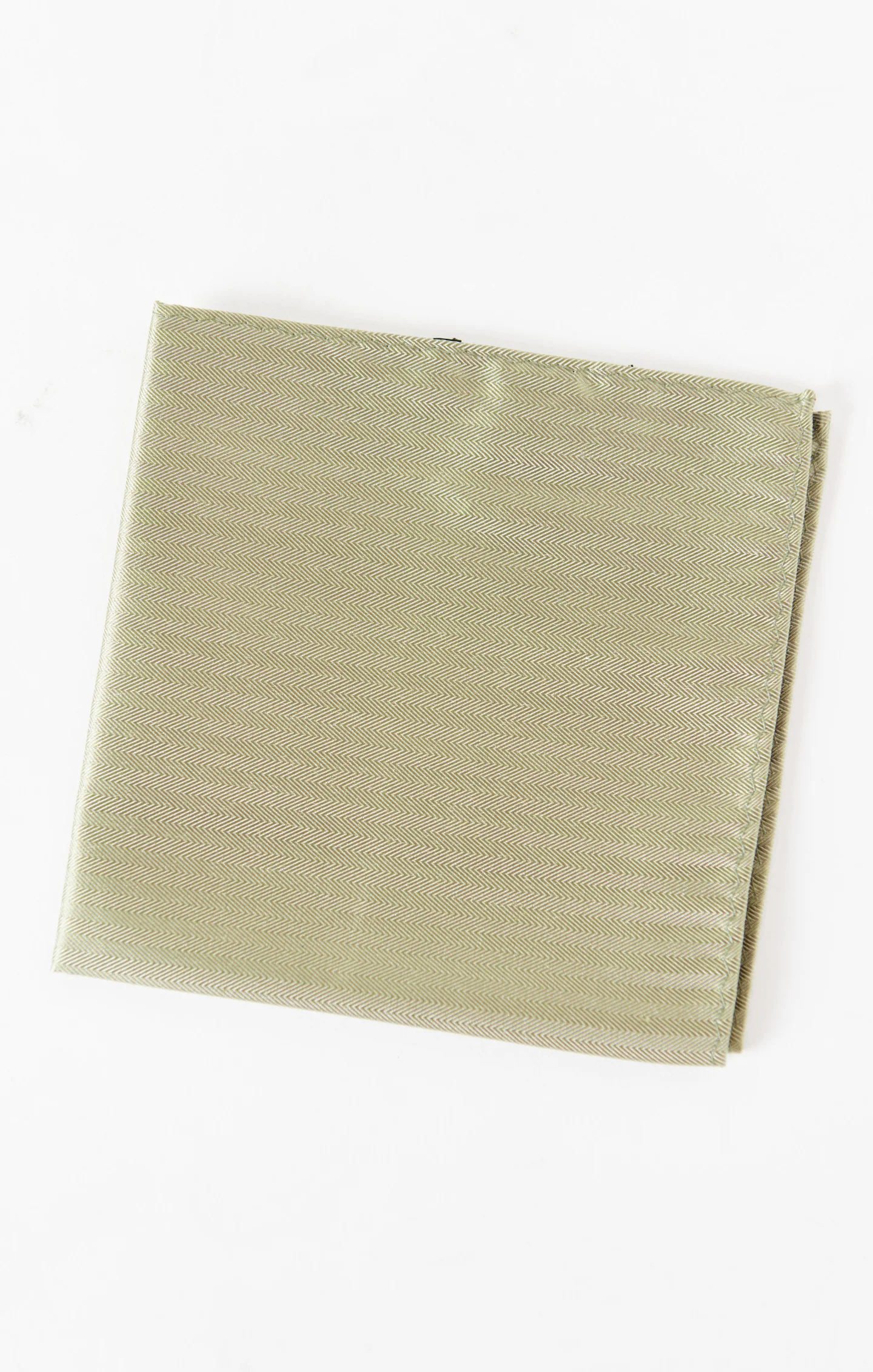 Sam Pocket Square ~ Moss Green Solid - Image 5