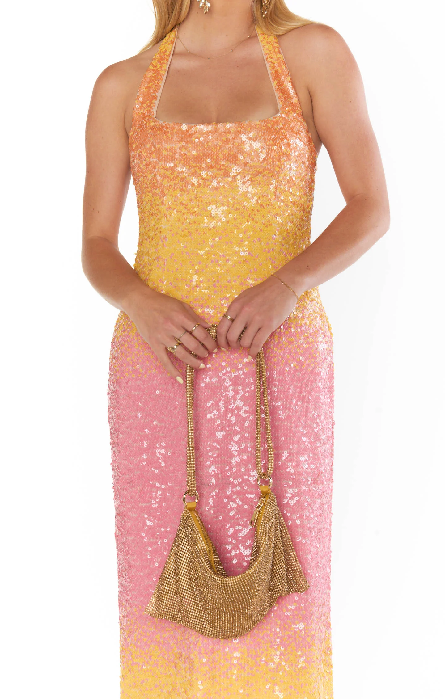 Samba Midi Dress ~ Sundown Ombre Sequins - Image 6