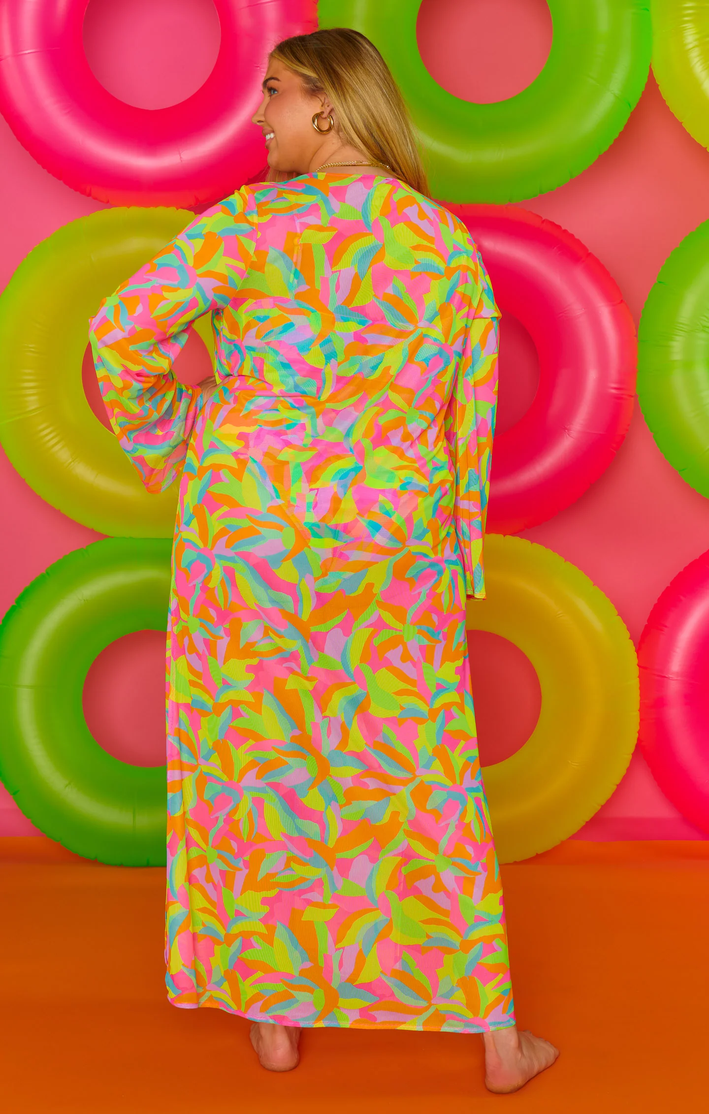 Santos Cover Up ~ Neon Tropics - Image 8
