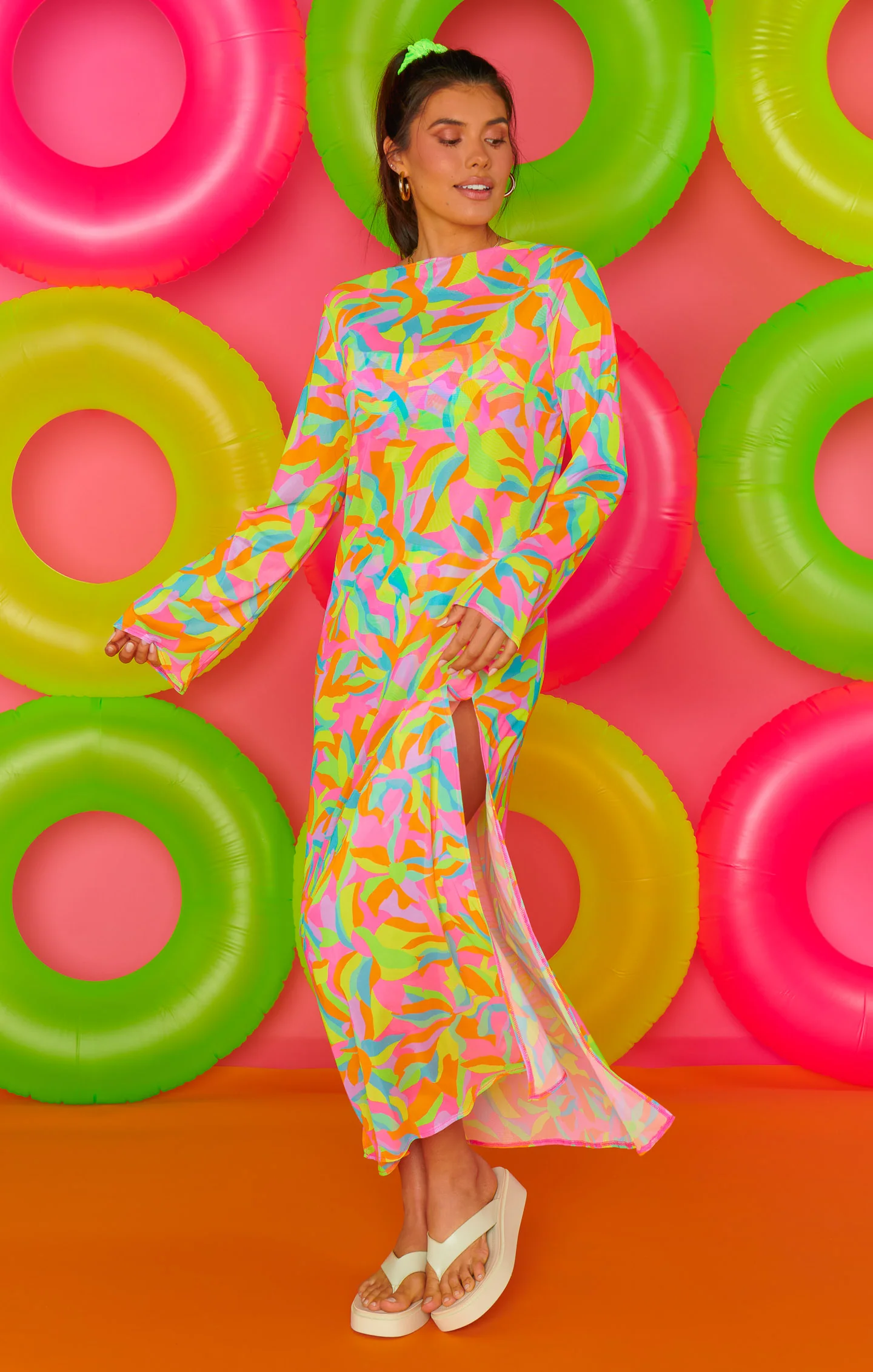Santos Cover Up ~ Neon Tropics - Image 9