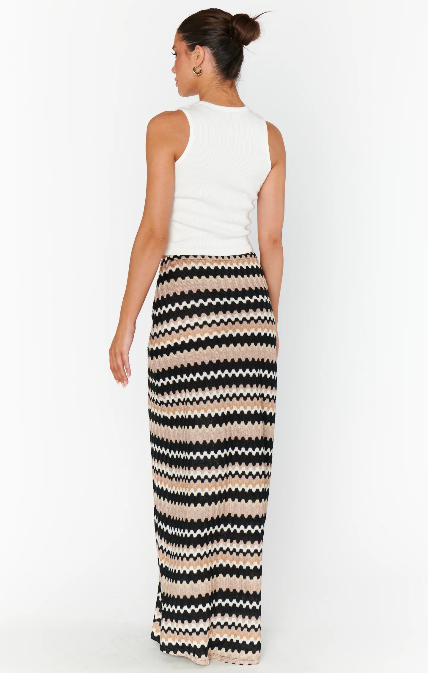 Saturday Skirt ~ Neutral Groovy Knit - Image 11