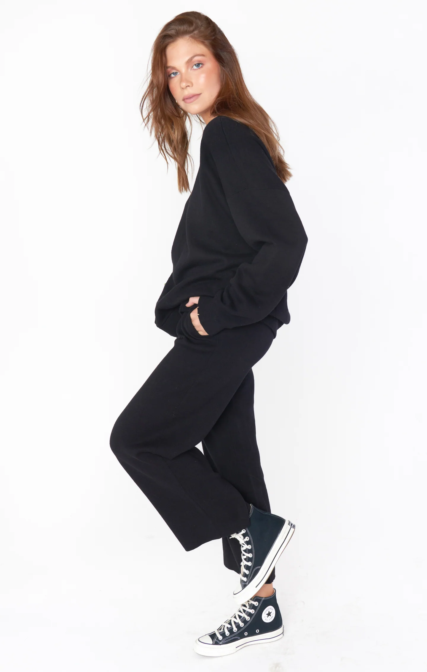 Scout Sweater ~ Black Knit - Image 3