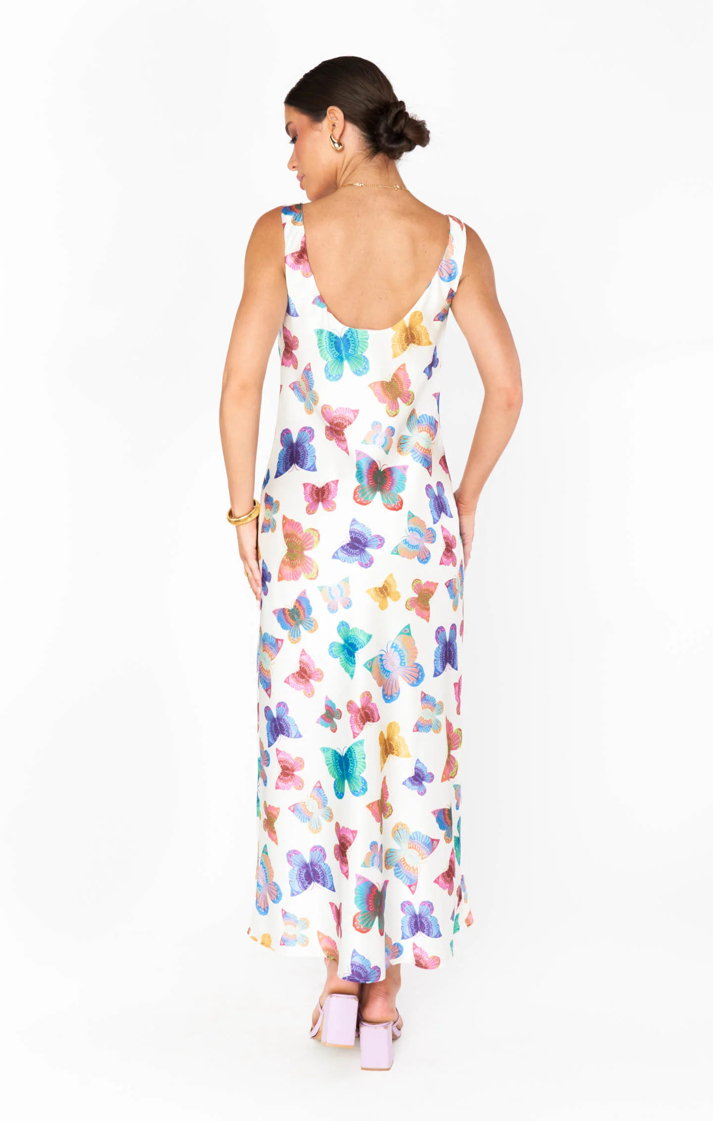 Serenade Slip Dress ~ Rainbow Butterflies - Image 2