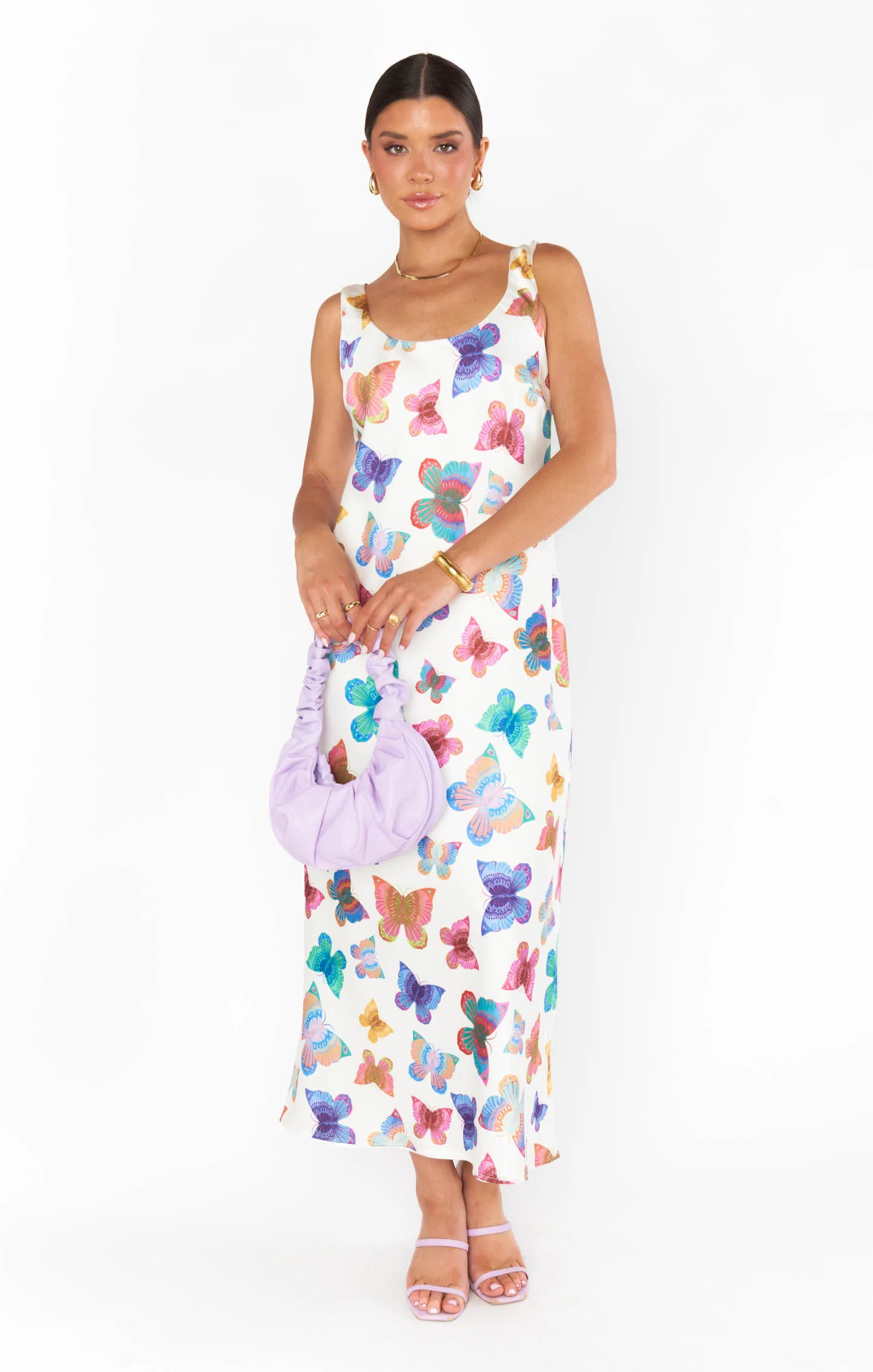 Serenade Slip Dress ~ Rainbow Butterflies - Image 4