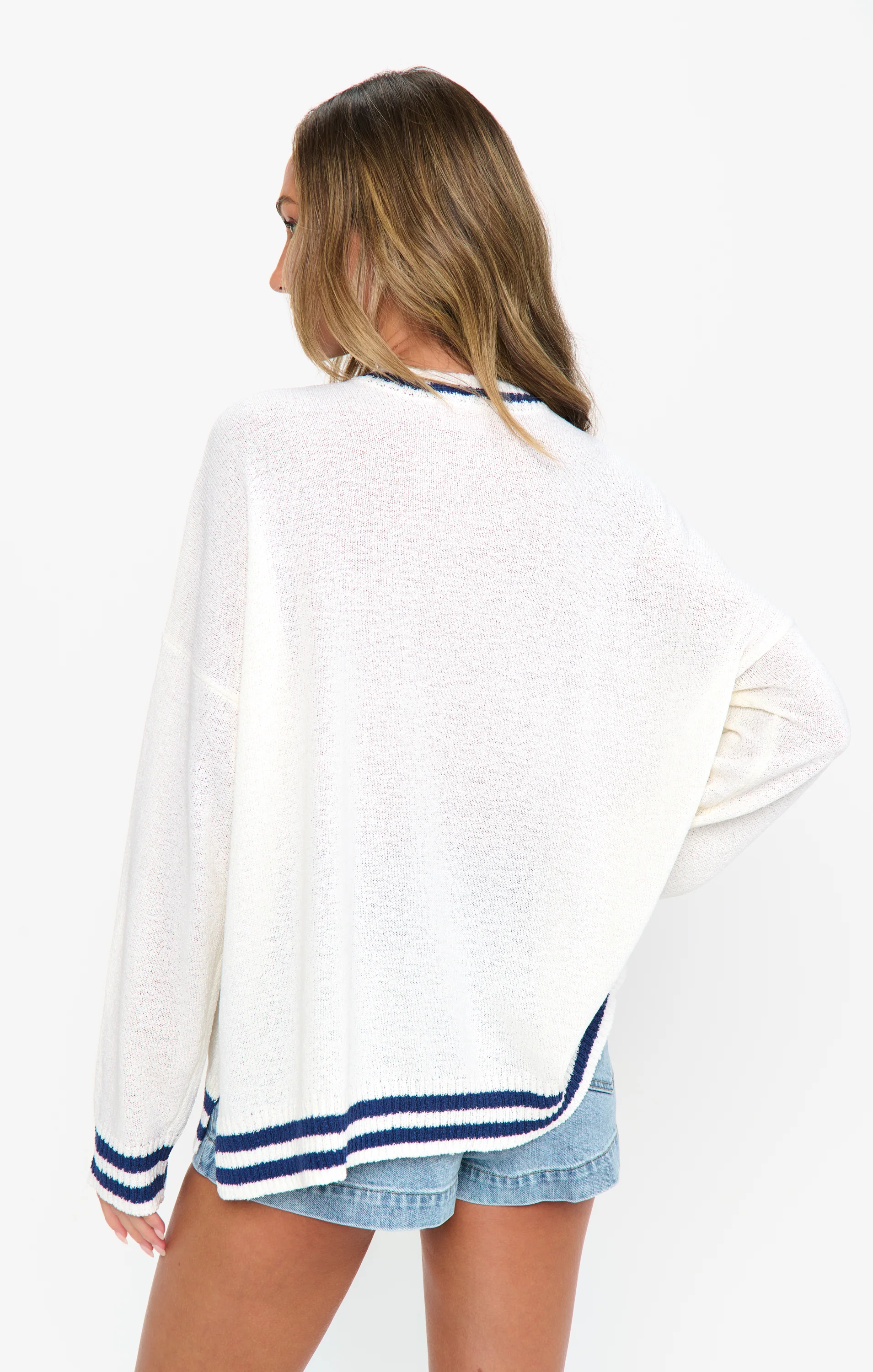 Settle In Sweater ~ La Mer Graphic Knit - Image 4
