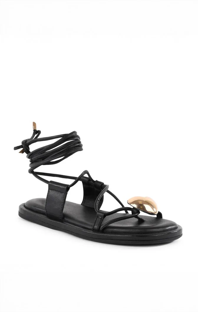 Seychells Take You There Sandal ~ Black - Image 4