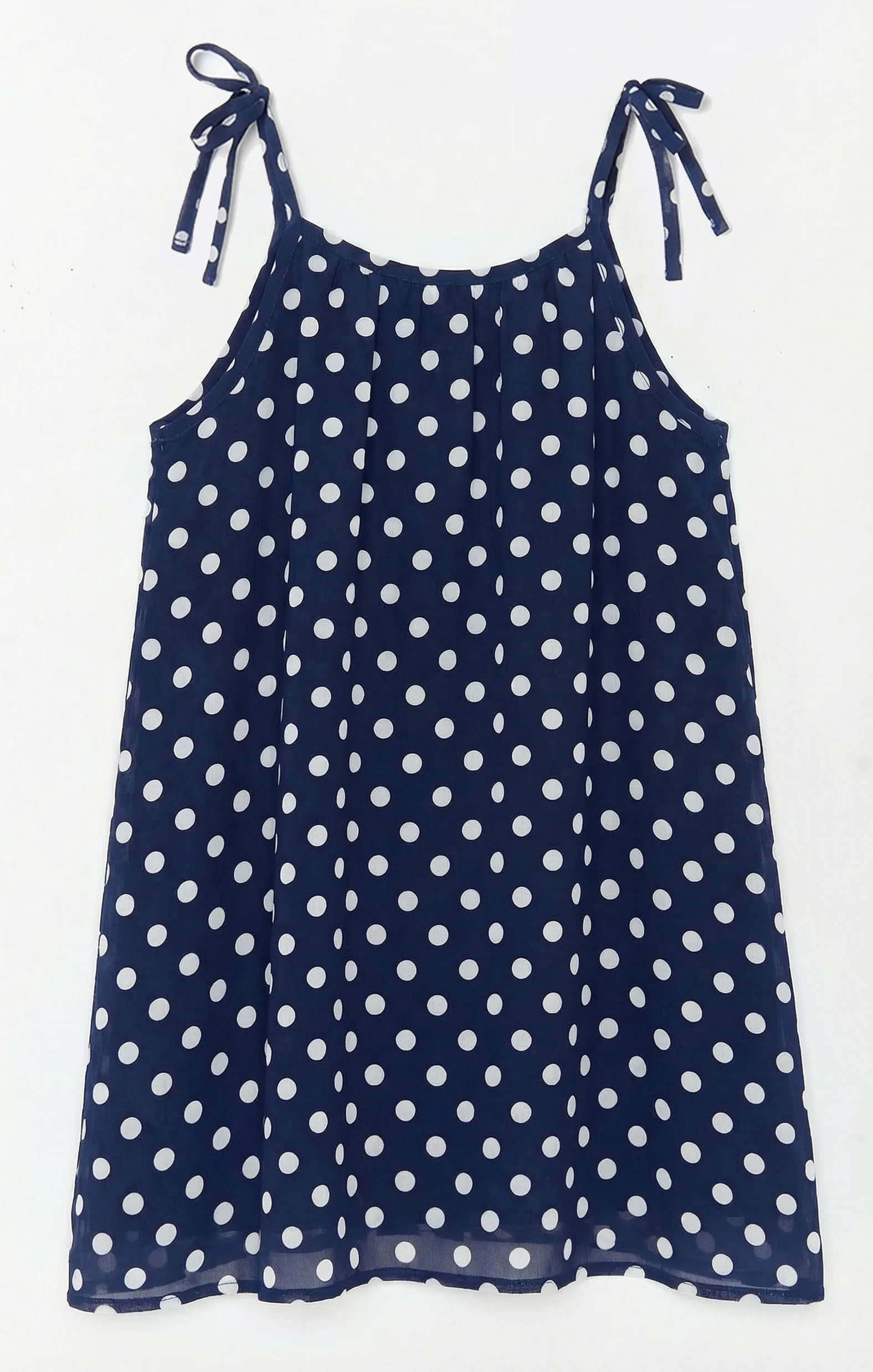 Sidekick Dress ~ Navy Polka Dot - Image 2
