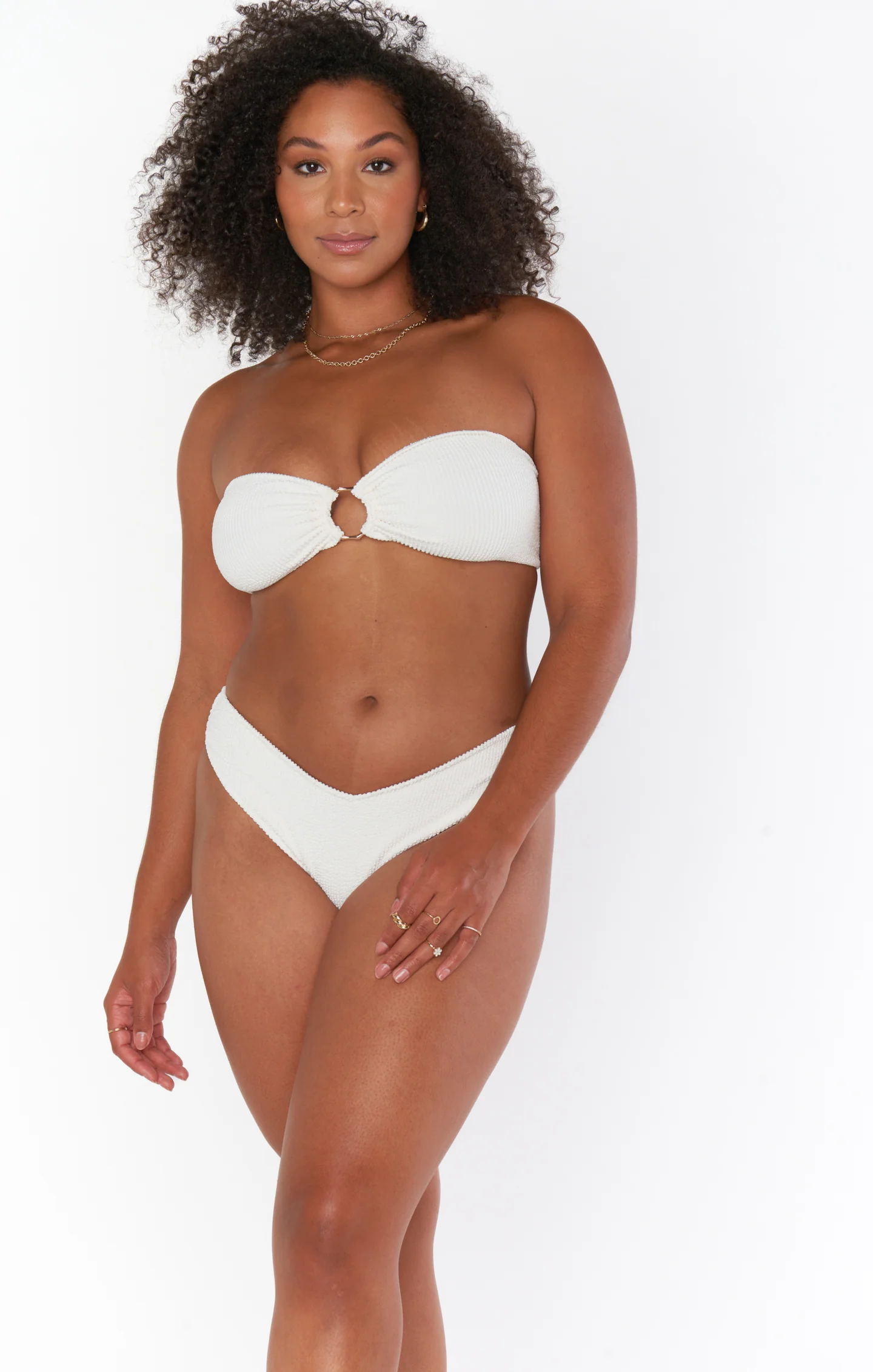 Silvana Bottom ~ Ivory Scrunch - Image 2