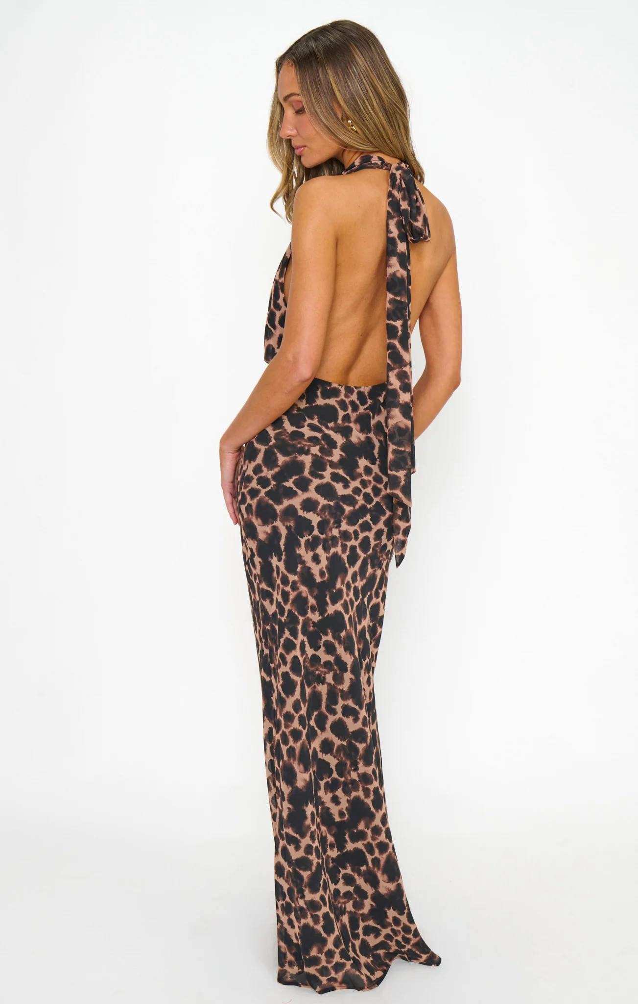 Simone Maxi Dress ~ Tortoise Shell - Image 6