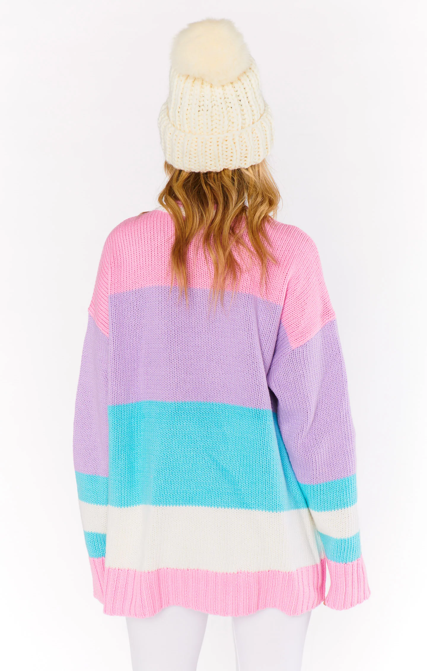 Ski in Sweater ~ Pastel Multi Knit - Image 9