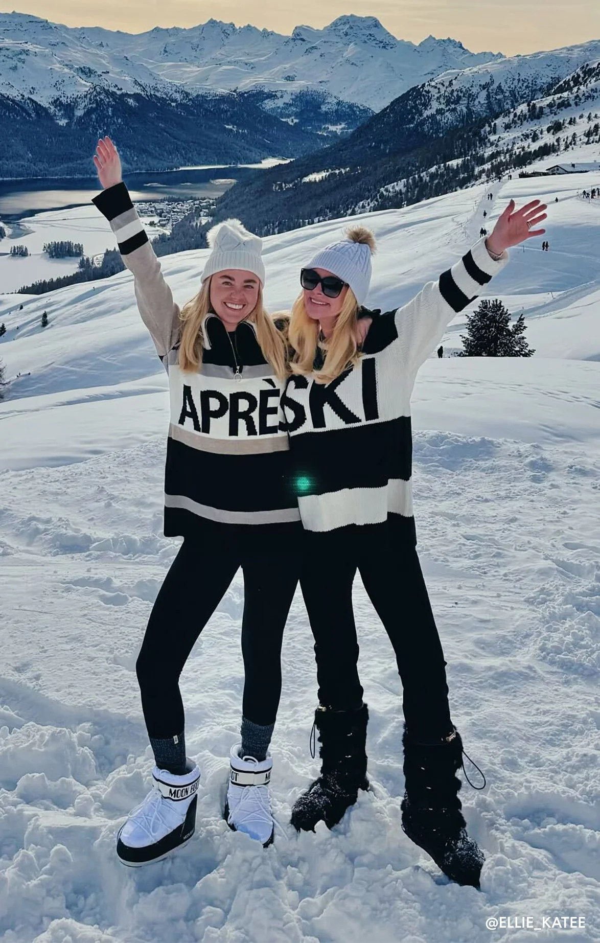 Ski in Sweater ~ Ski Knit Black - Image 3
