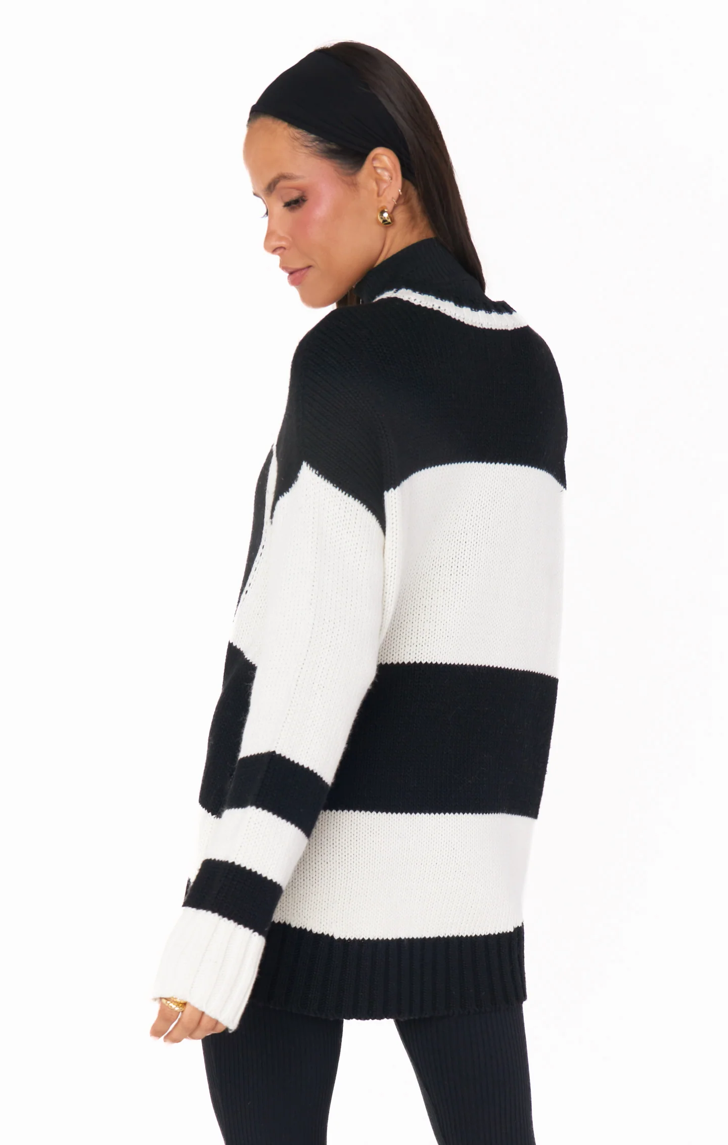 Ski in Sweater ~ Ski Knit Black - Image 7