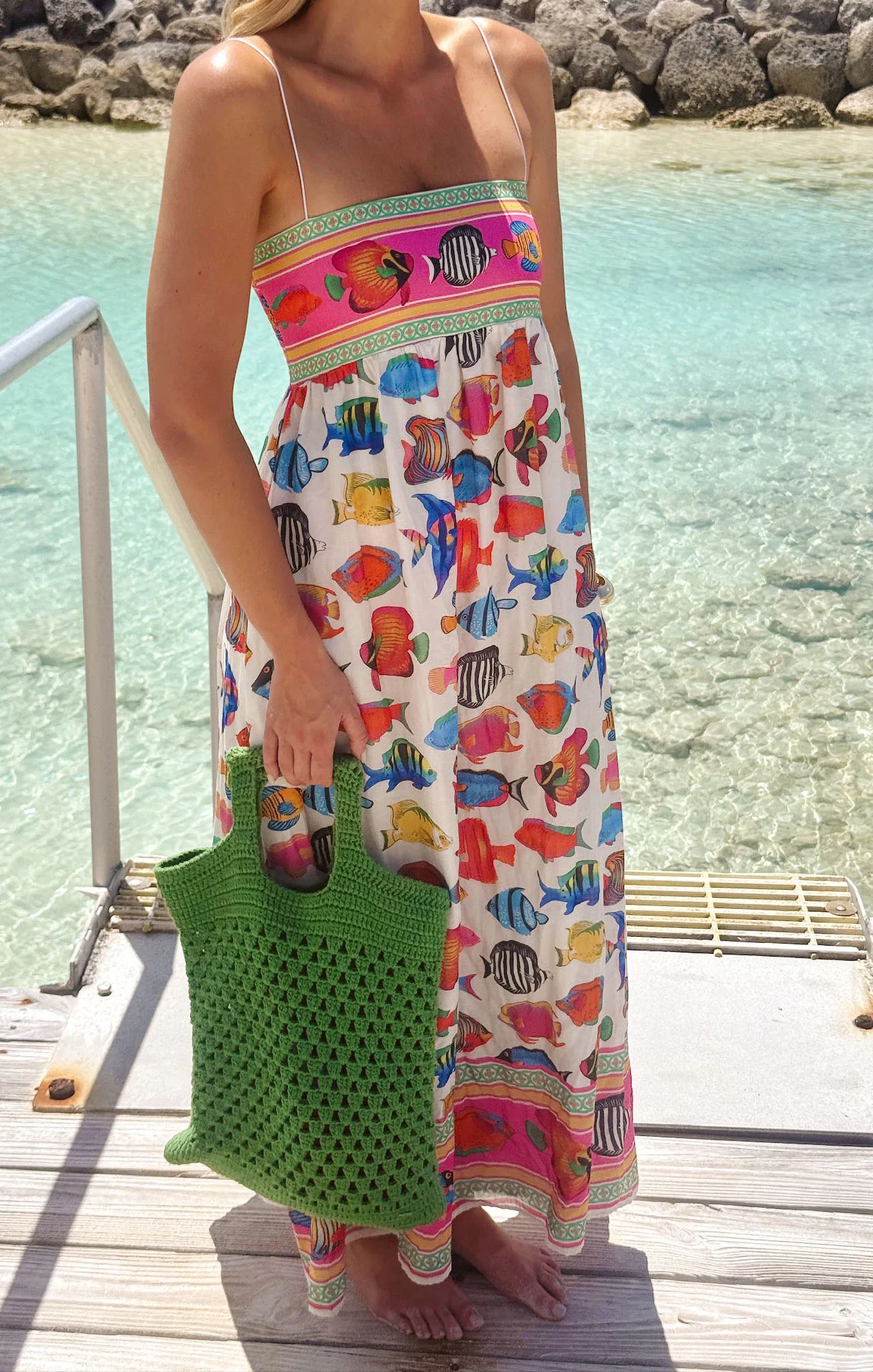 Skylar Maxi Dress ~ Rainbow Reef - Image 6
