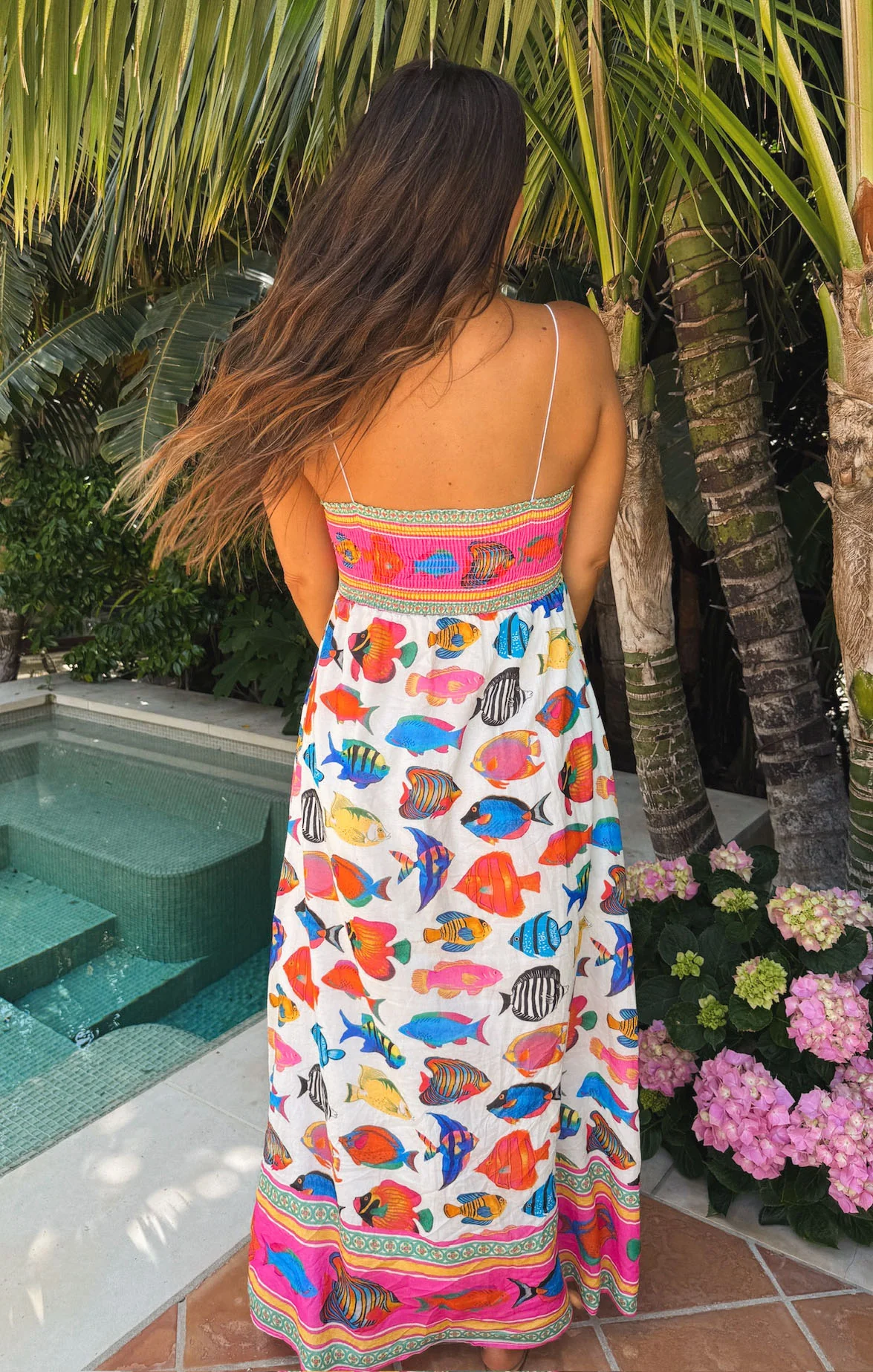 Skylar Maxi Dress ~ Rainbow Reef - Image 7