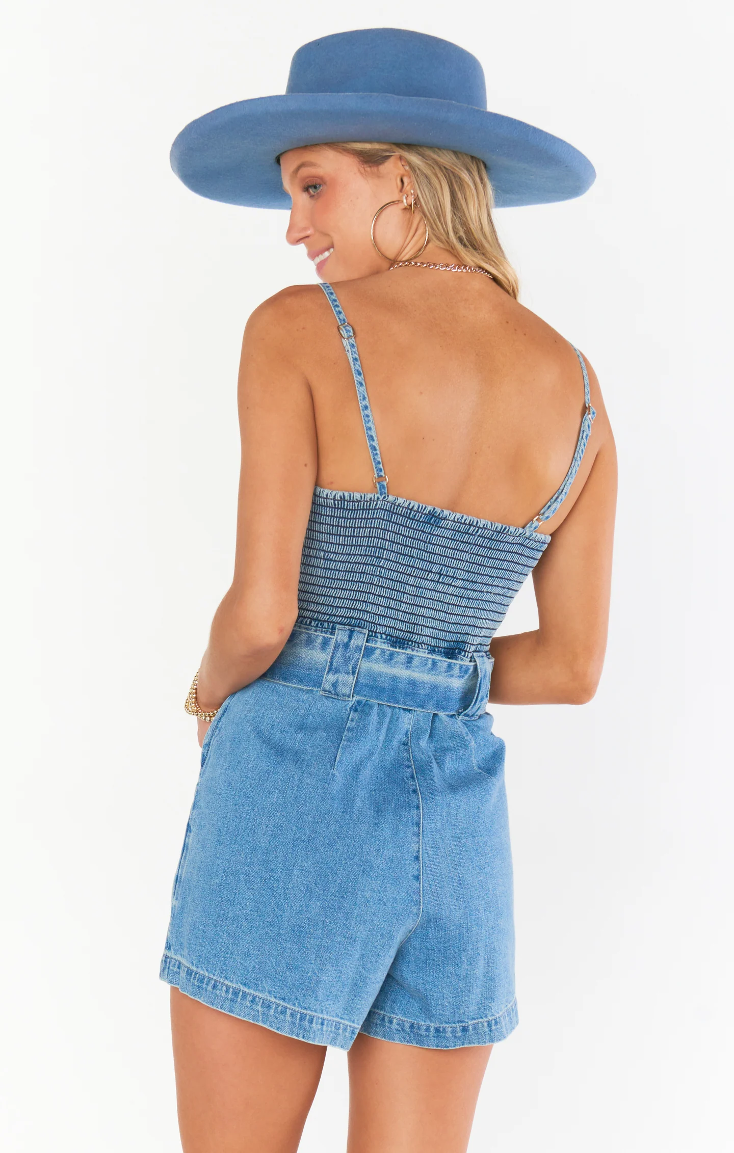 Sloane Romper ~ Dusk Blue - Image 4
