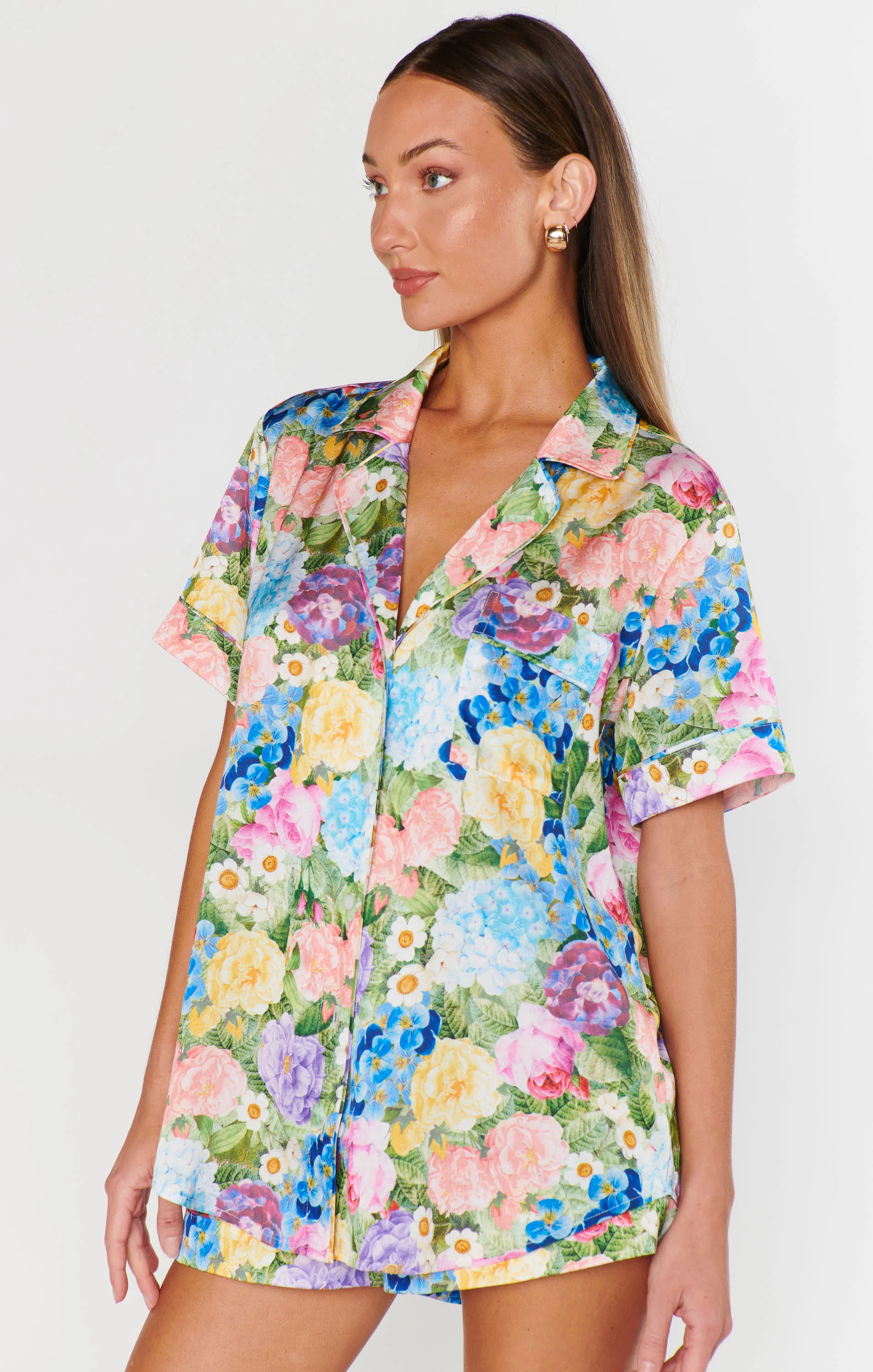 Slumber PJ Set ~ Flower Shop Silky - Image 4