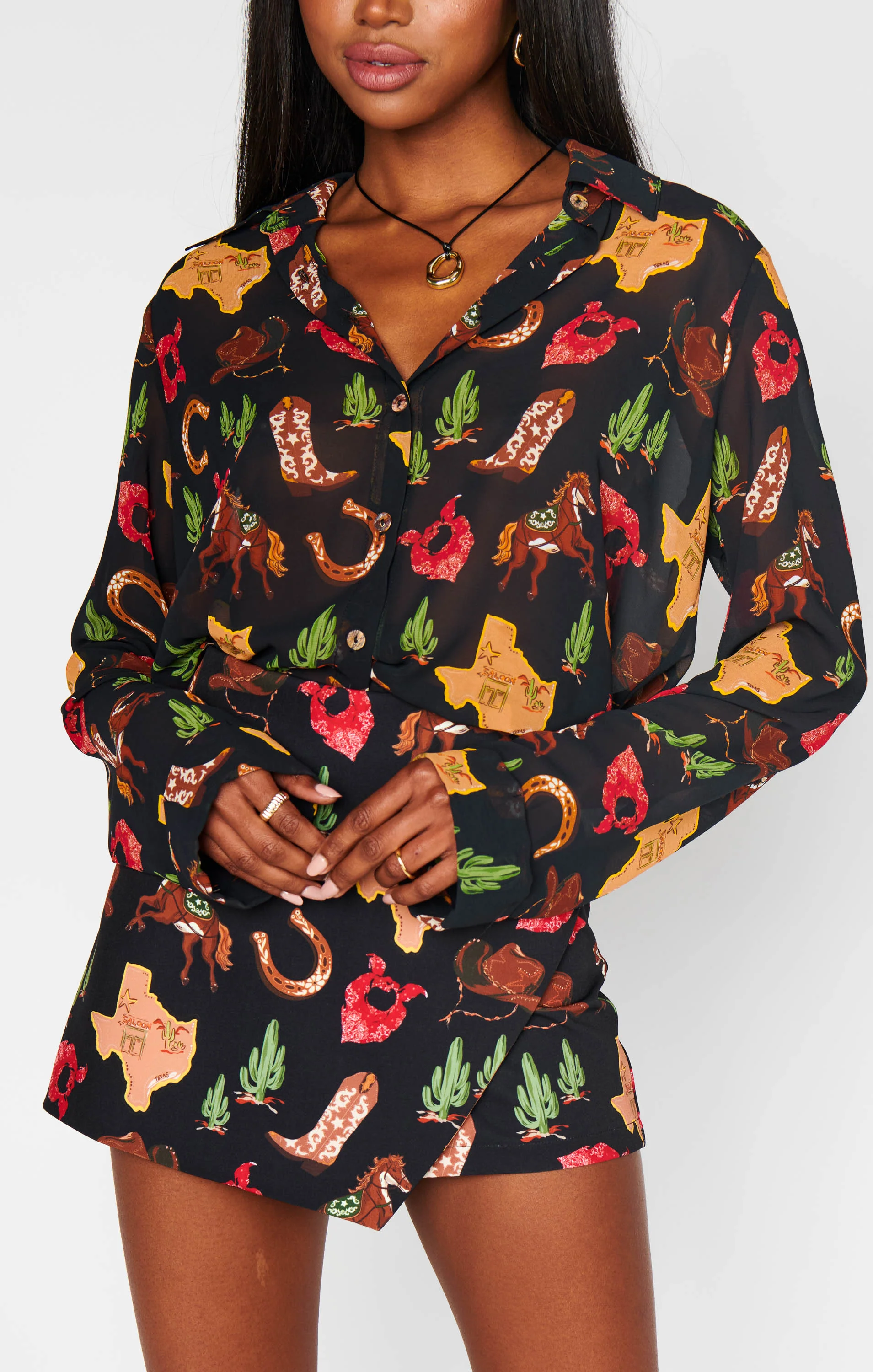 Smith Button Down ~ Texas Hold Em - Image 4