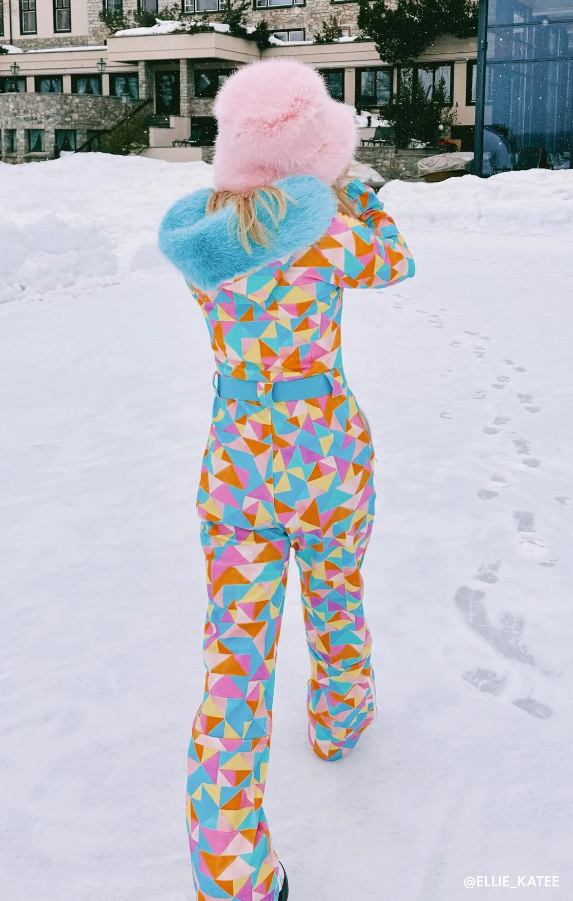 Snow Bunny Ski Suit ~ Triangle Geo - Image 2