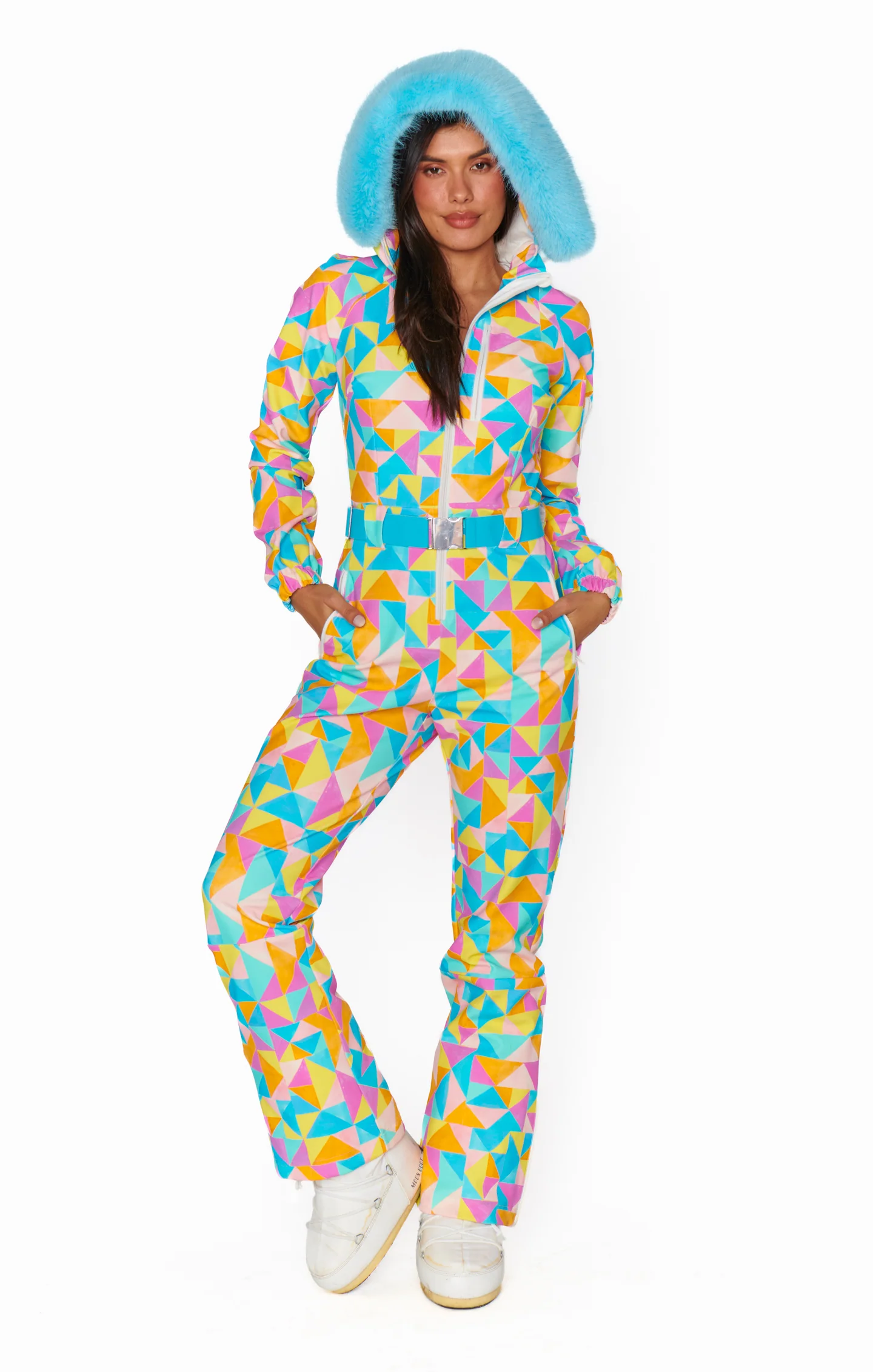 Snow Bunny Ski Suit ~ Triangle Geo - Image 4