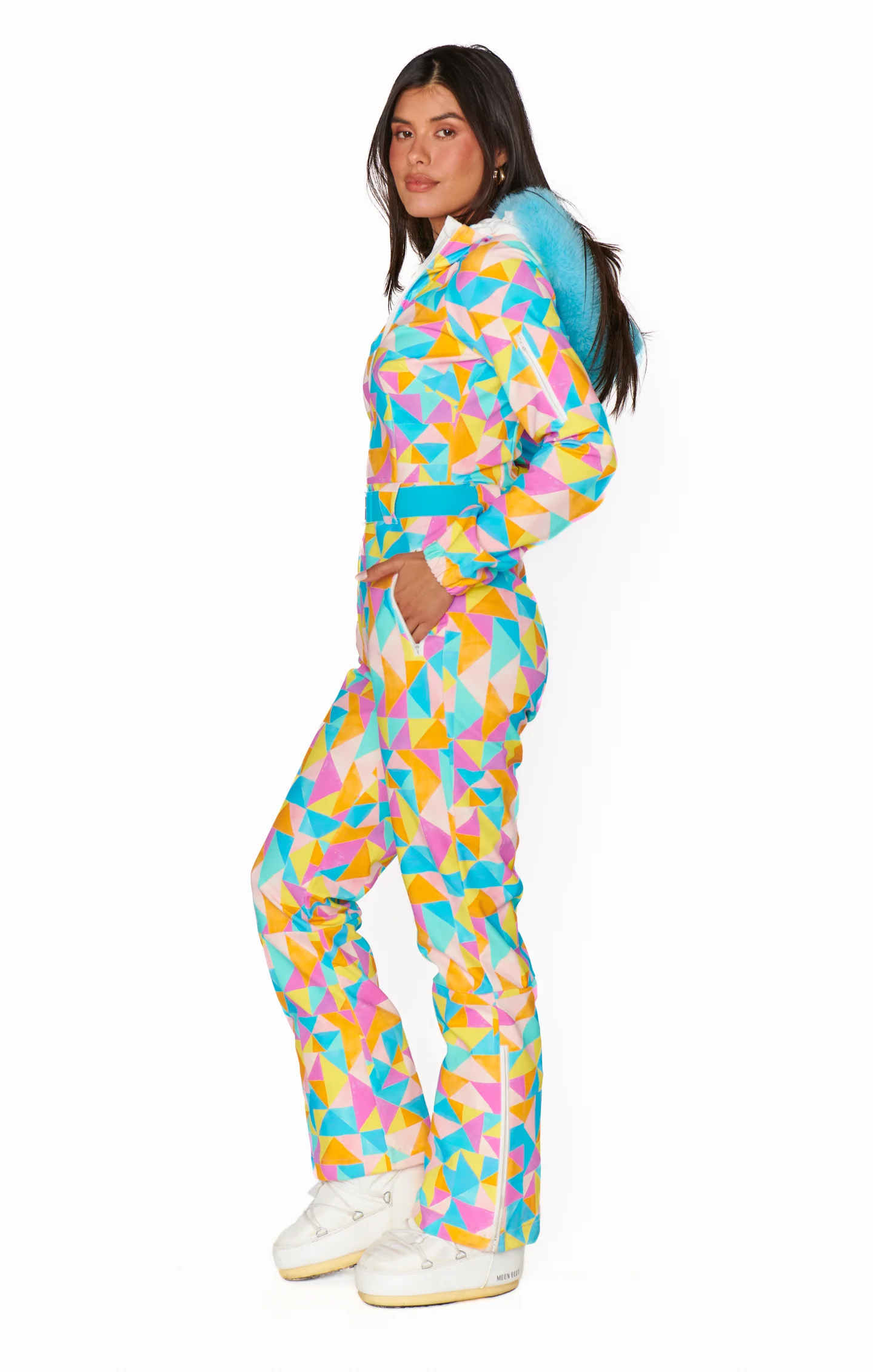 Snow Bunny Ski Suit ~ Triangle Geo - Image 8