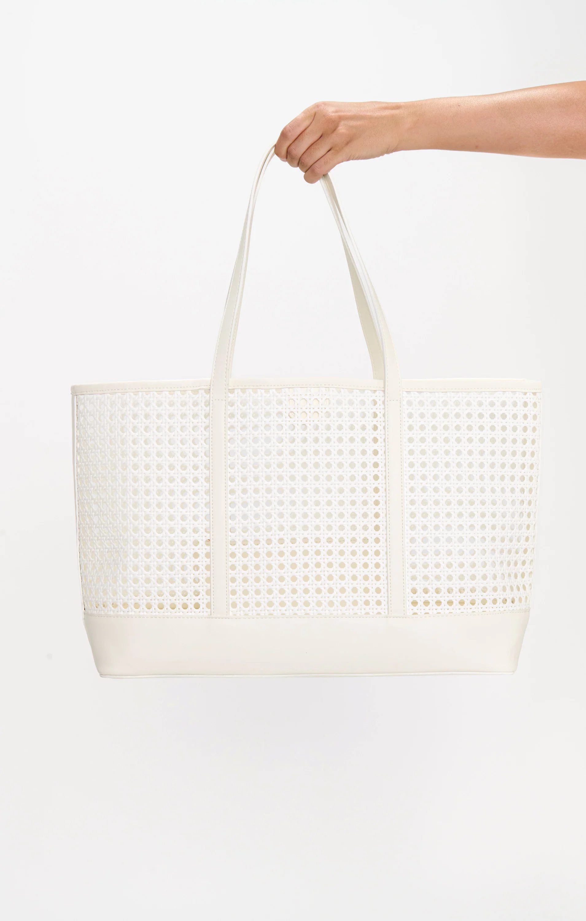 Soleil Tote Bag ~ White