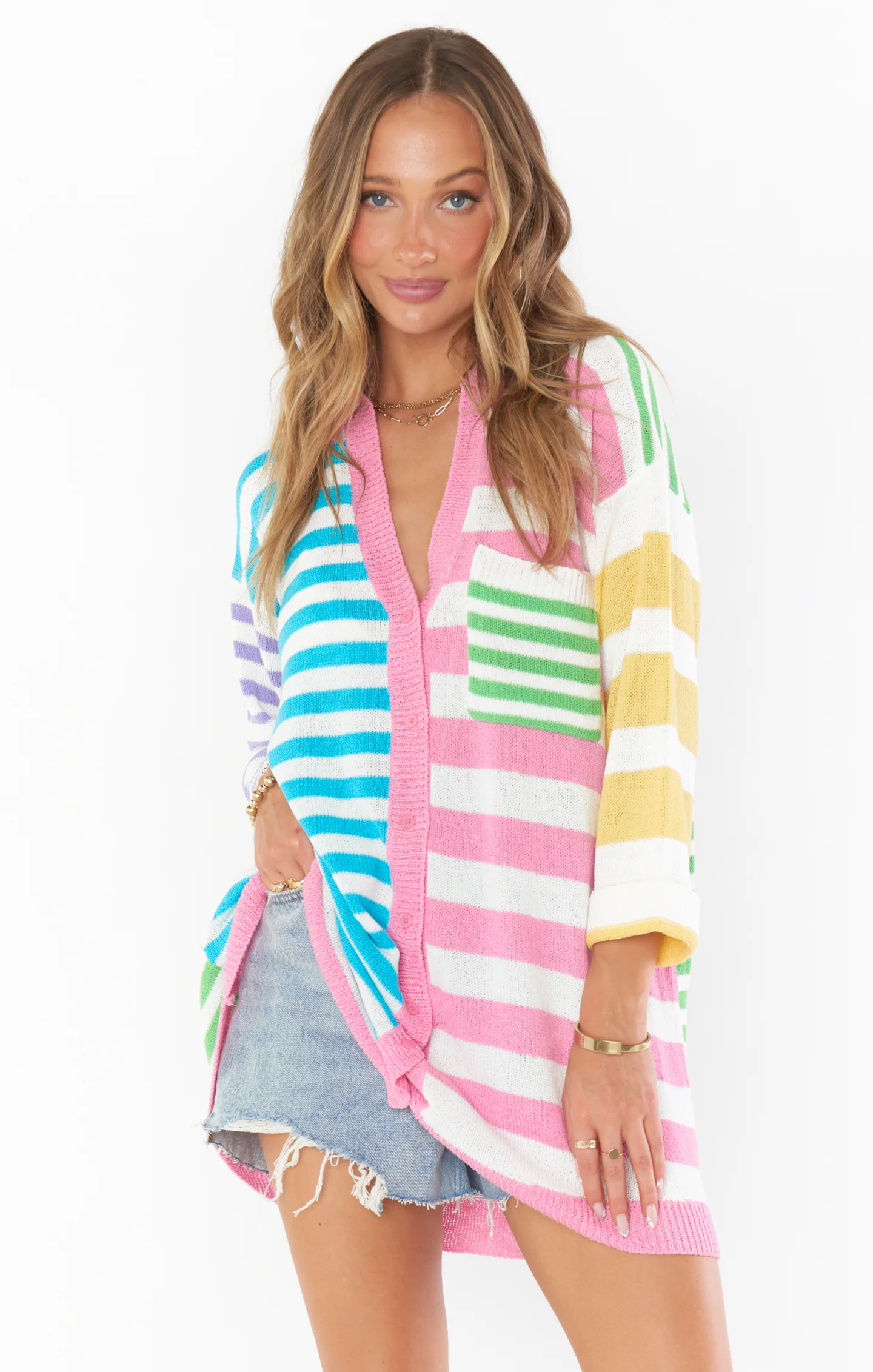 Sonny Sweater ~ Candy Chalk Knit - Image 4