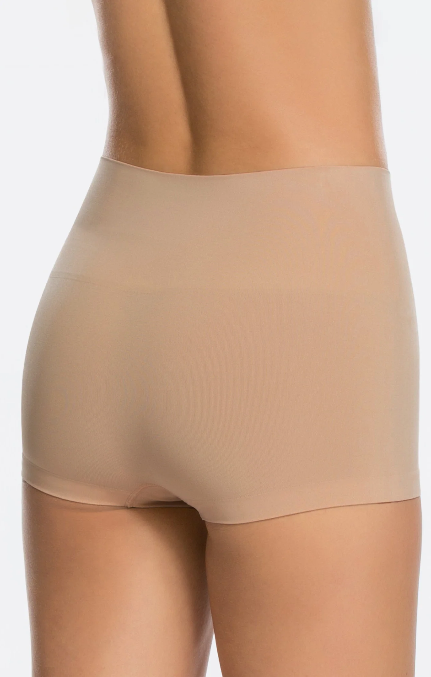 SPANX Ecocare Seamless Shaping Boyshort ~ Toasted Oatmeal - Image 2