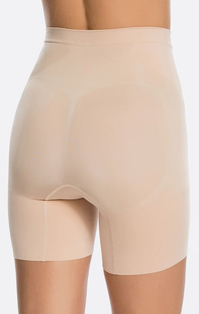 SPANX OnCore Mid-Thigh Short ~ Soft Nude - Image 4