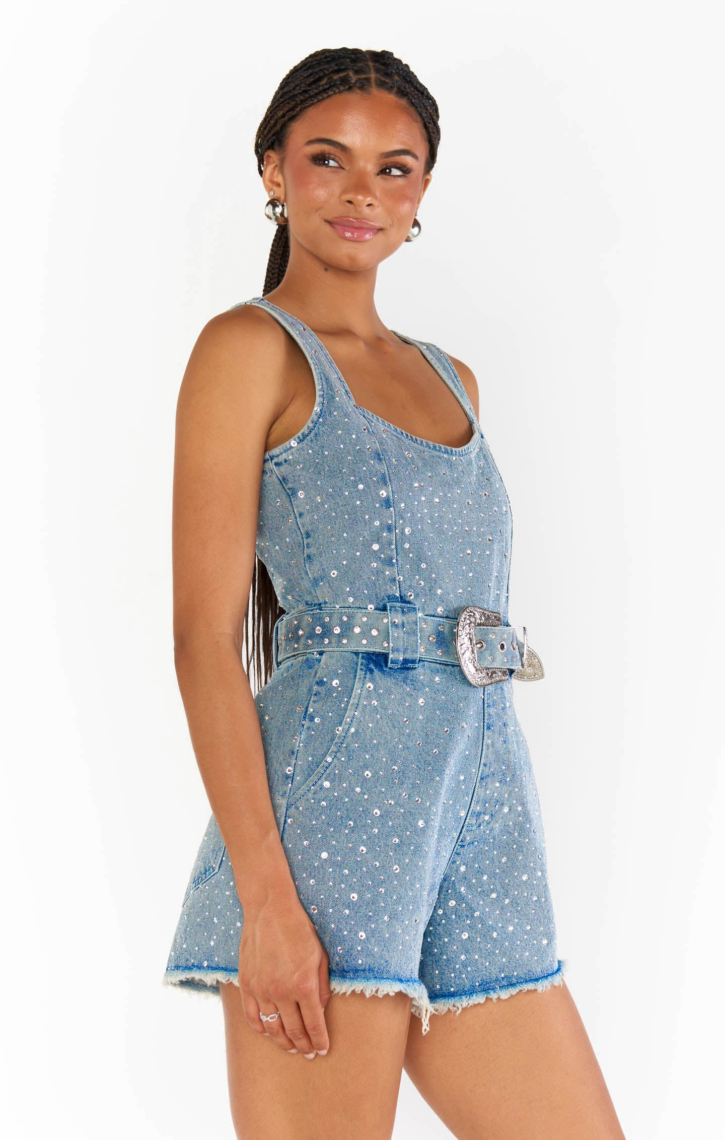 Spears Romper ~ Embellished Indigo - Image 9