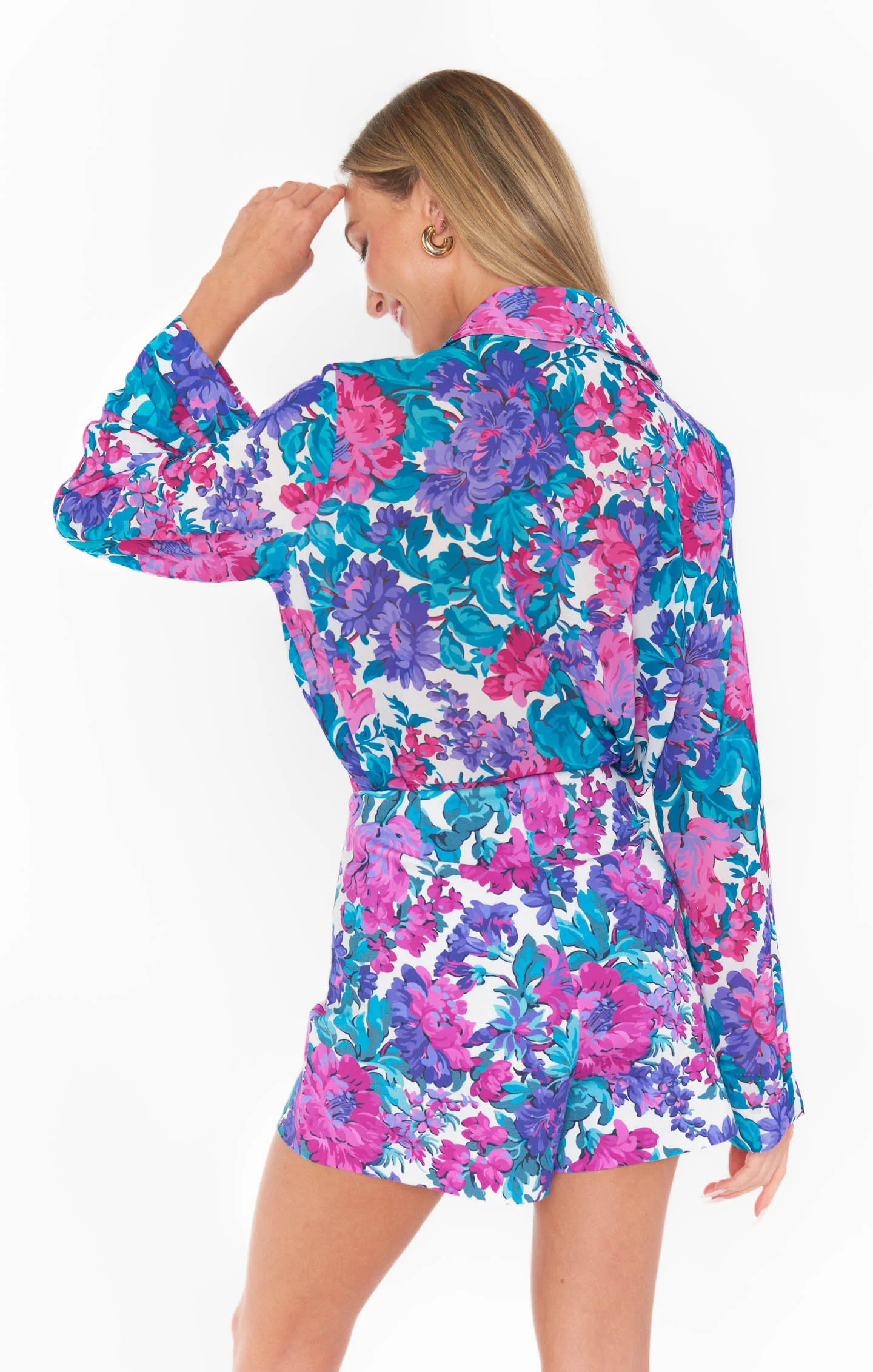 Spencer Skort ~ Magenta Blooms - Image 9