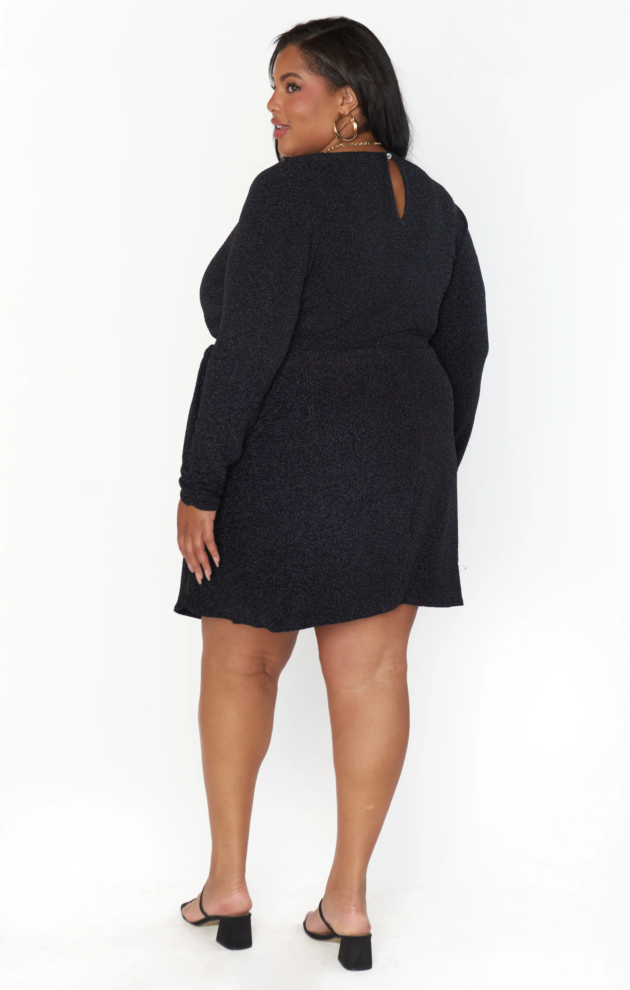 Stage Skort Dress ~ Black Shimmy Shine - Image 15