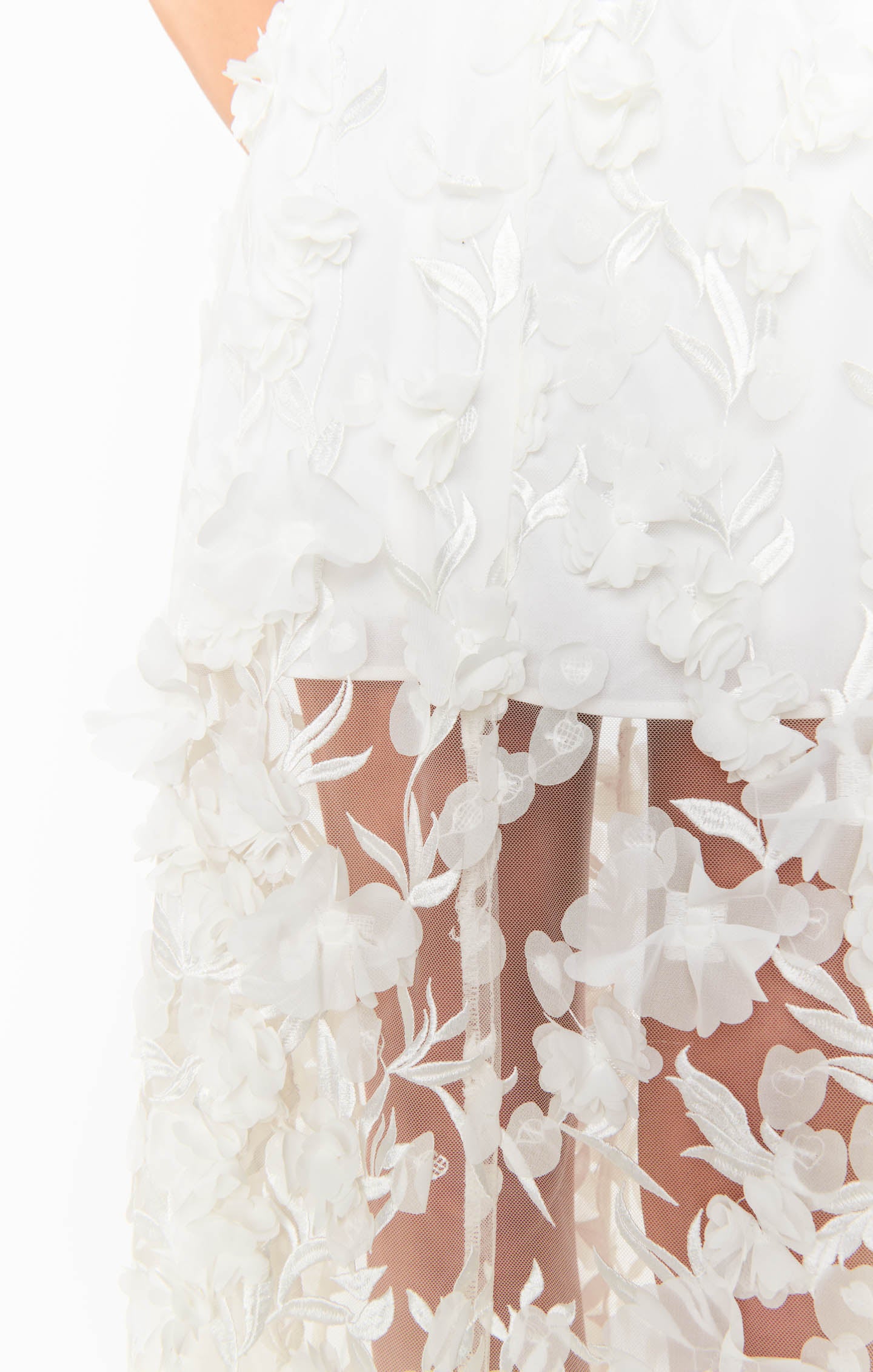 Stephanie Dress ~ 3D Floral Embroidery - Image 6
