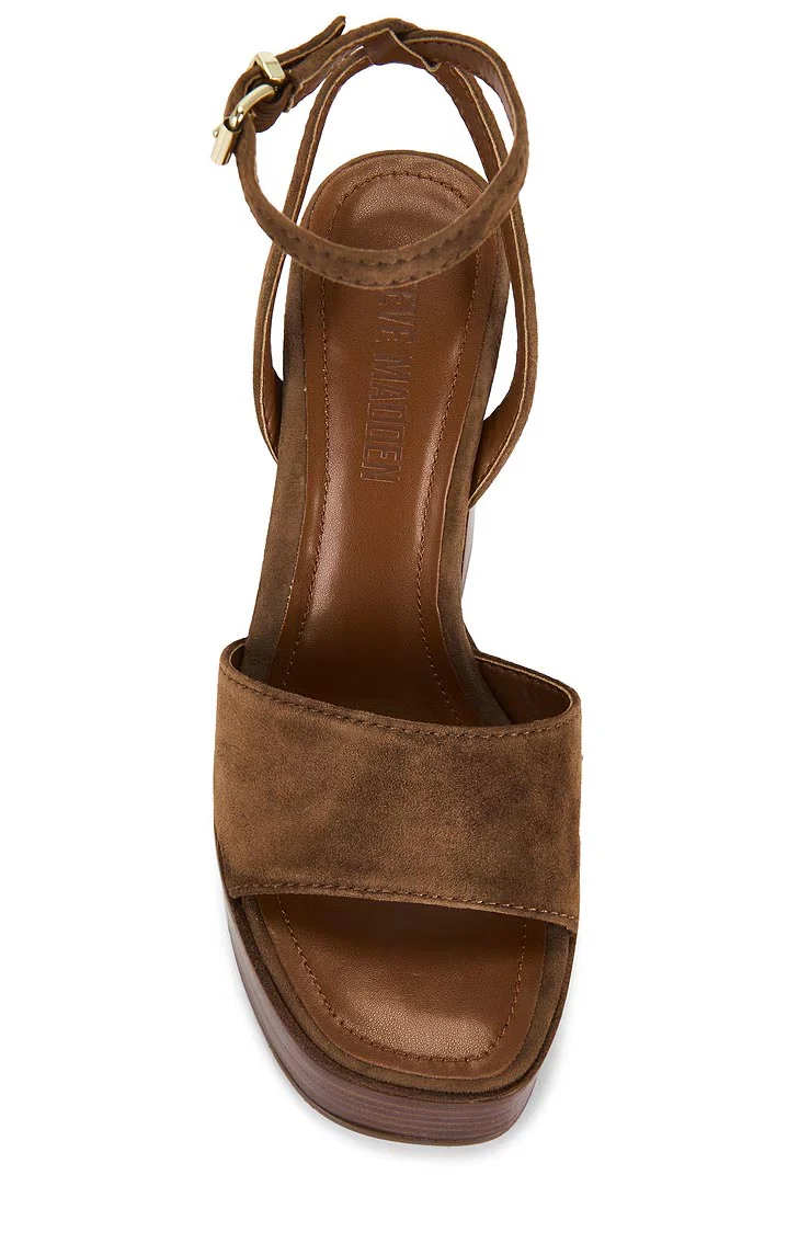 Steve Madden Floria Heel ~ Chestnut Suede - Image 5