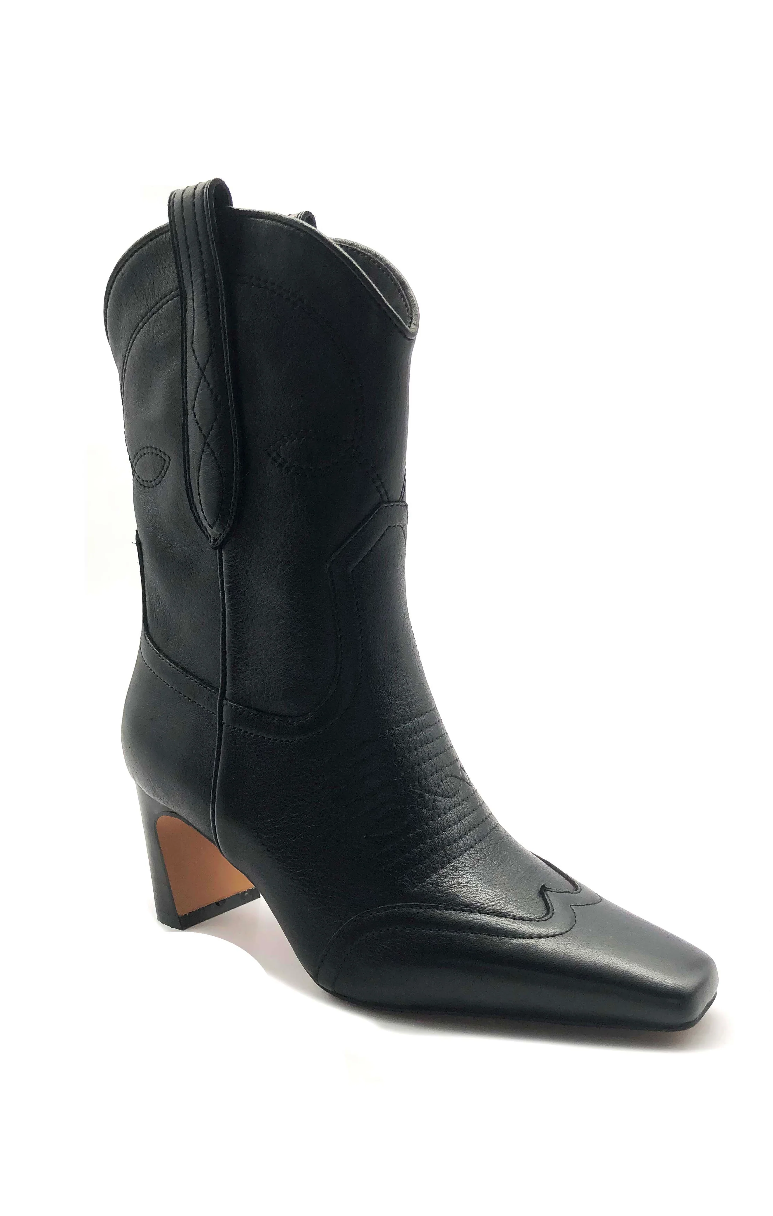 Steve Madden Josefine Bootie ~ Black Leather - Image 2